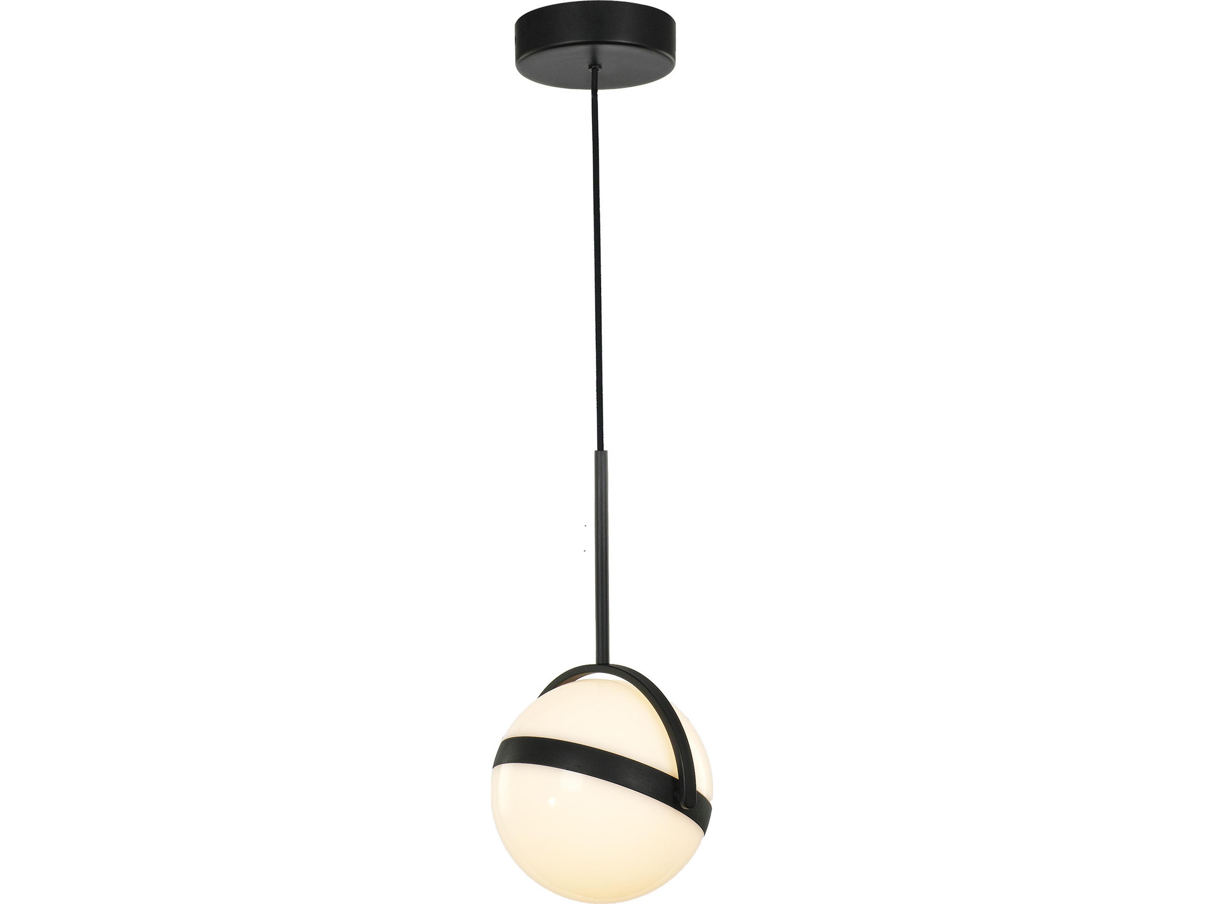 Globo Pendant Light Matte Black Modern