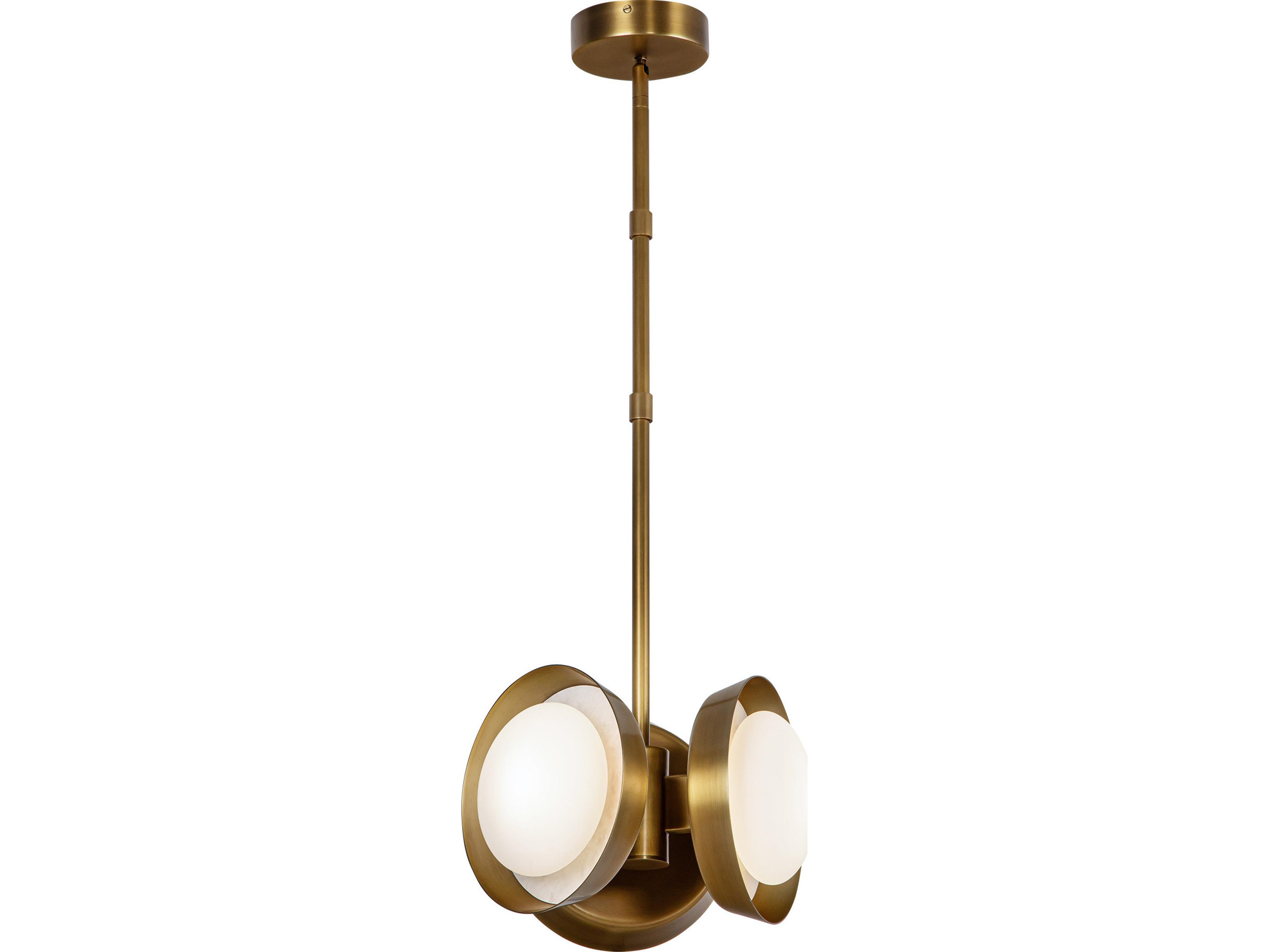 Alonso Pendant Light in Vintage Brass