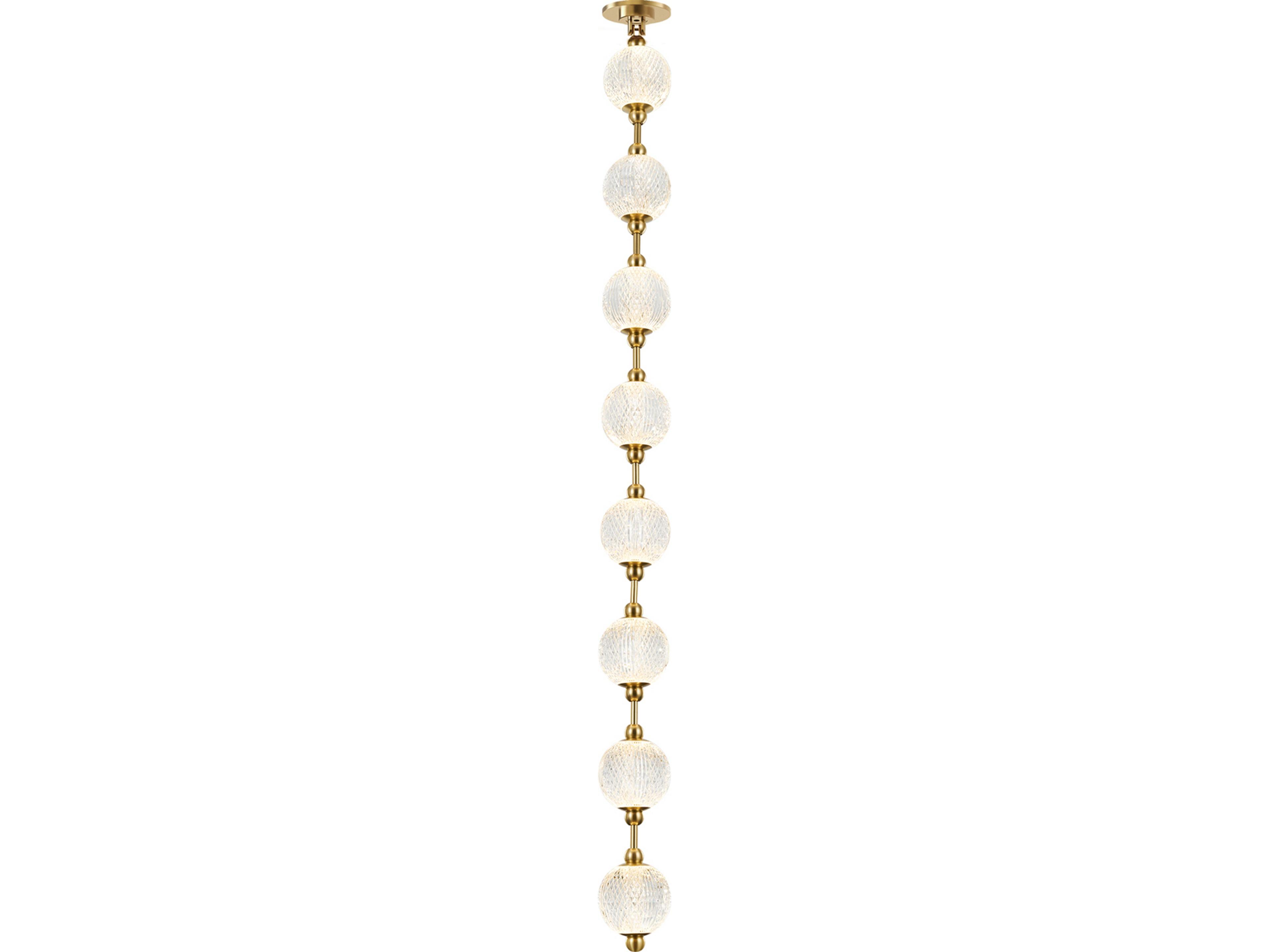 Alora Lighting Marni Natural Brass Linear Island Pendant
