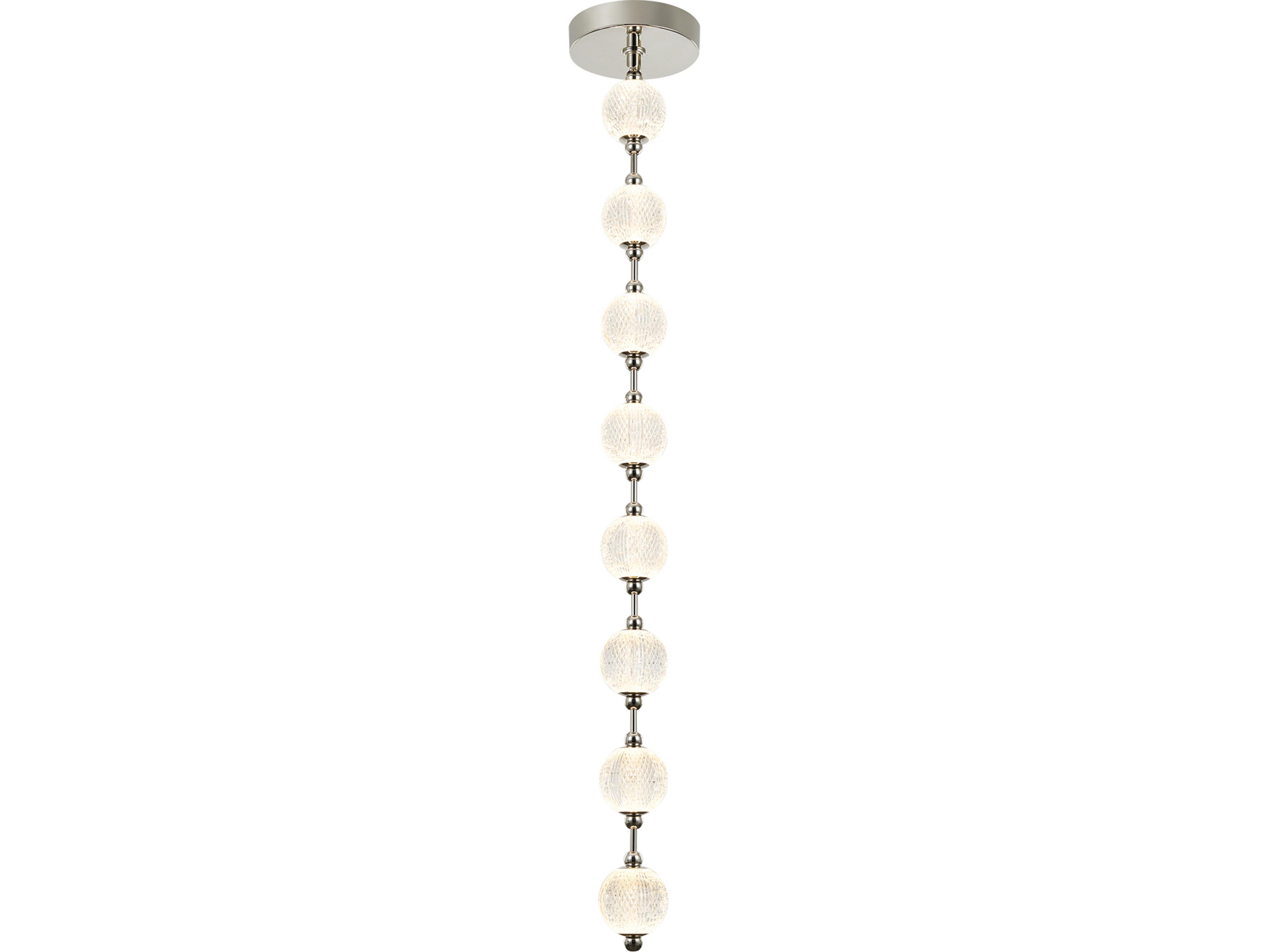 Alora Lighting Marni Polished Nickel Linear Island Pendant