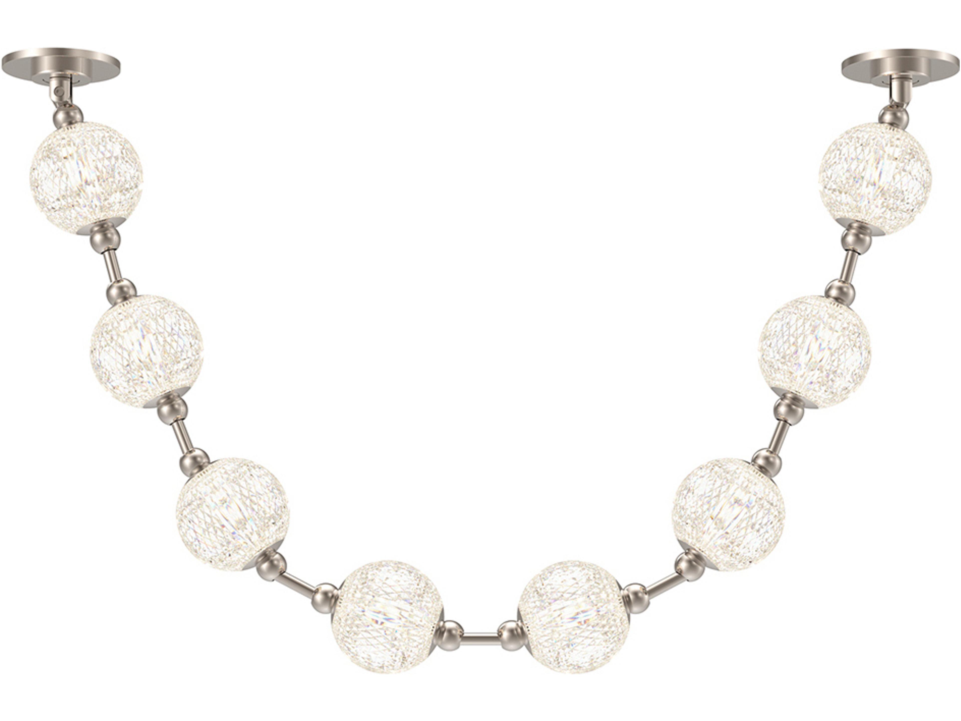 Alora Lighting Marni Polished Nickel Linear Island Pendant