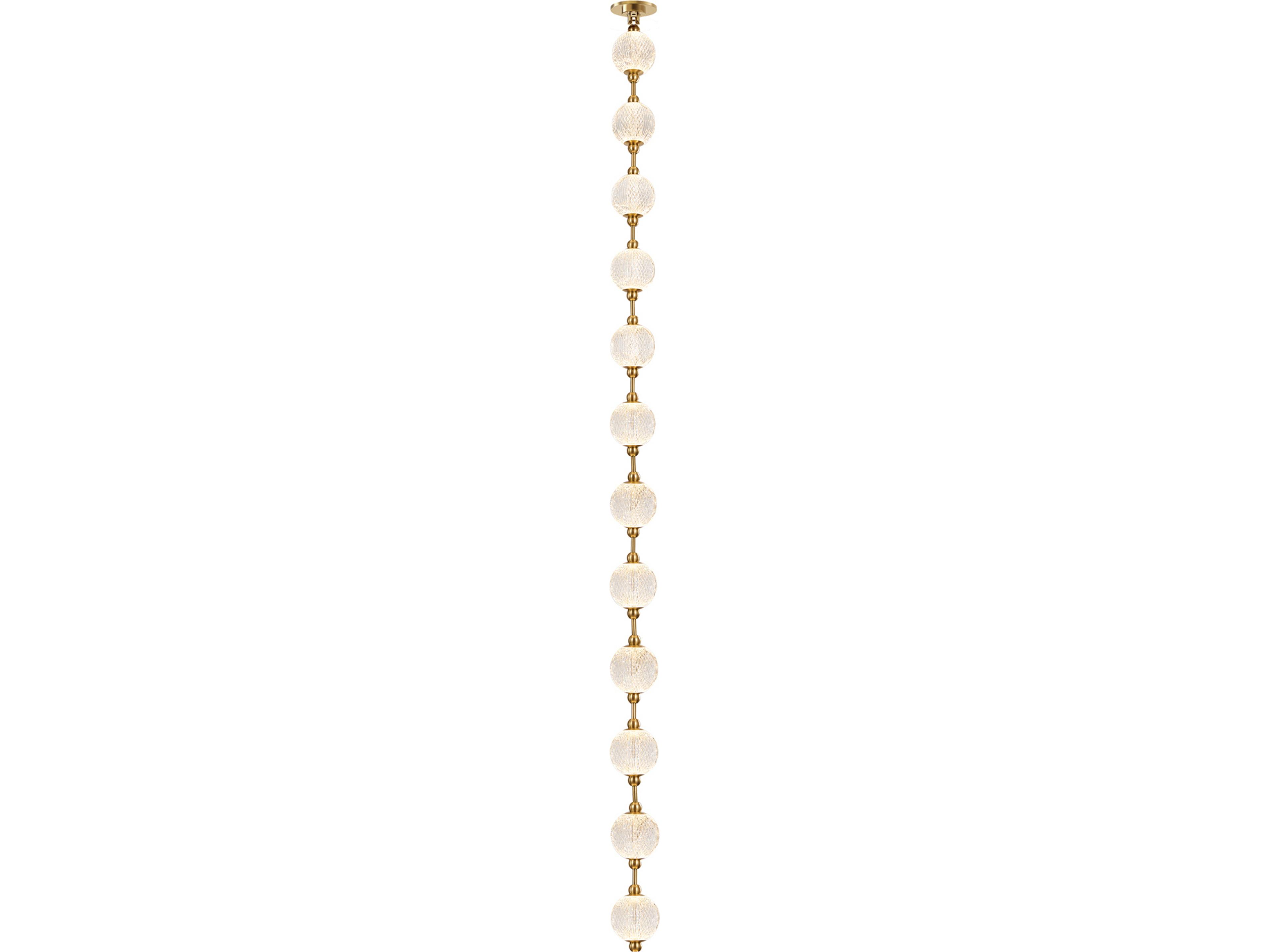 Alora Lighting Marni Natural Brass Linear Island Pendant