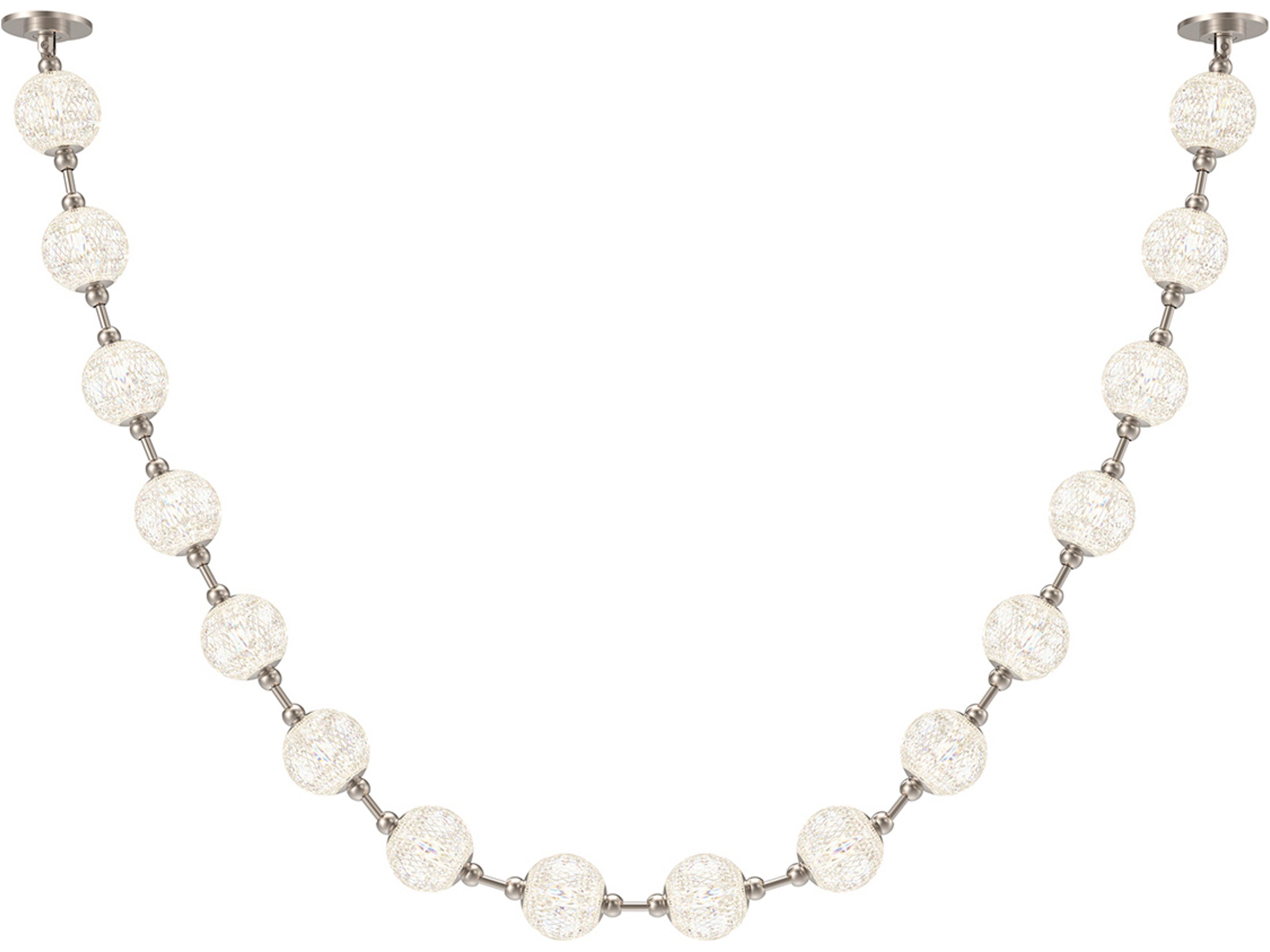 Marni LED Pendant in Polished Nickel