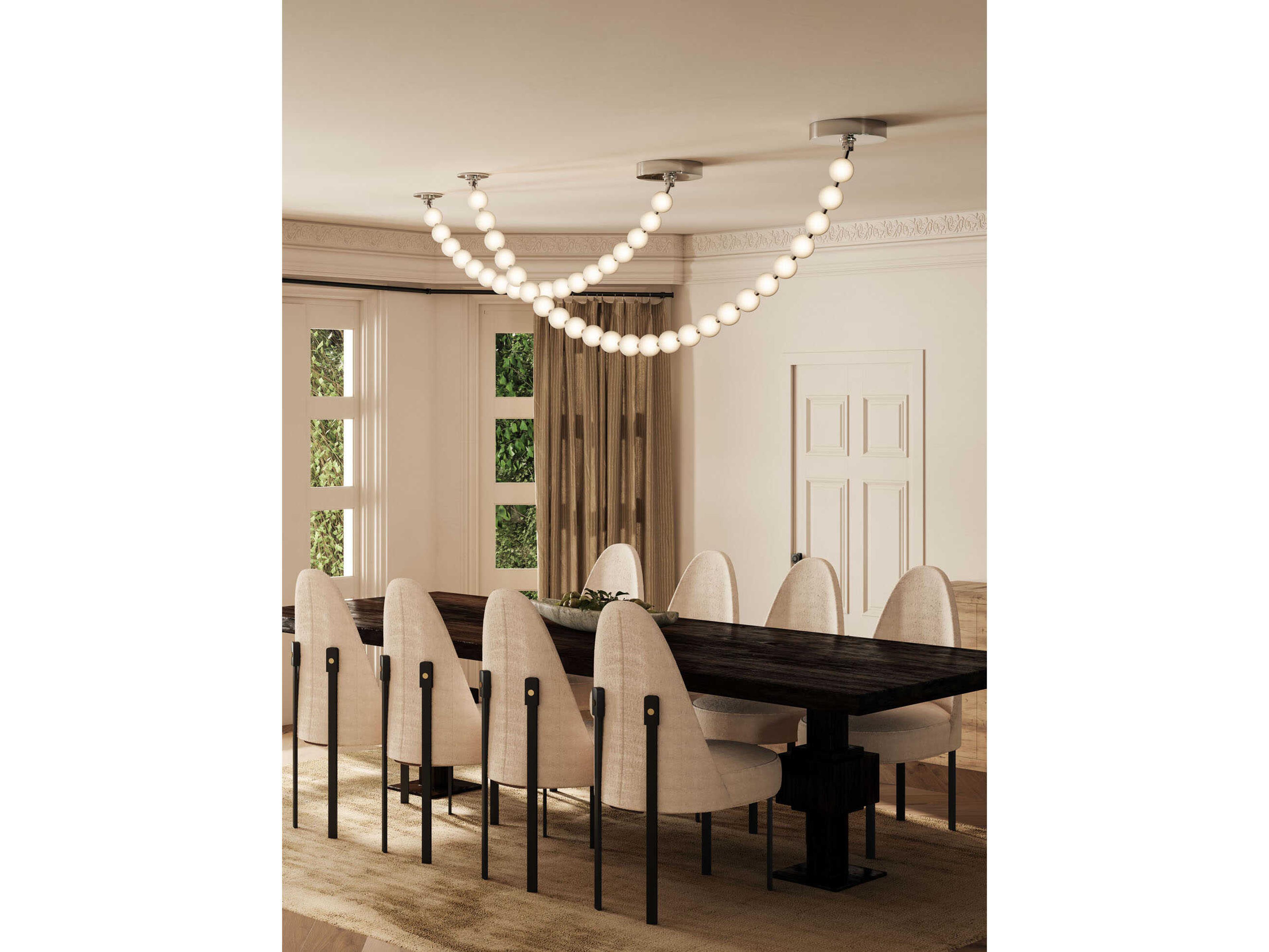 Alora Lighting Akoya Chrome Linear Pendant