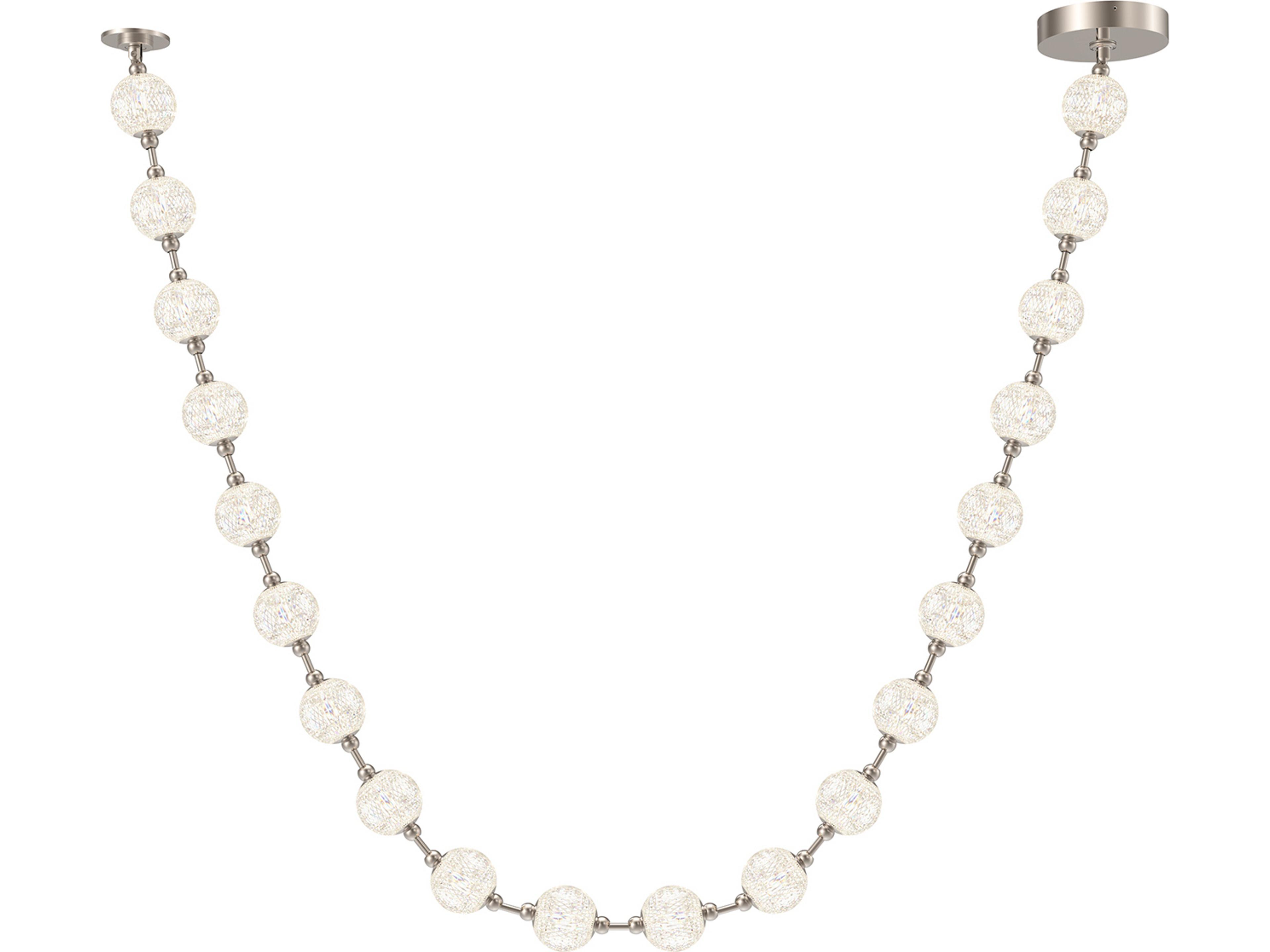 Marni LED Pendant Light in Polished Nickel