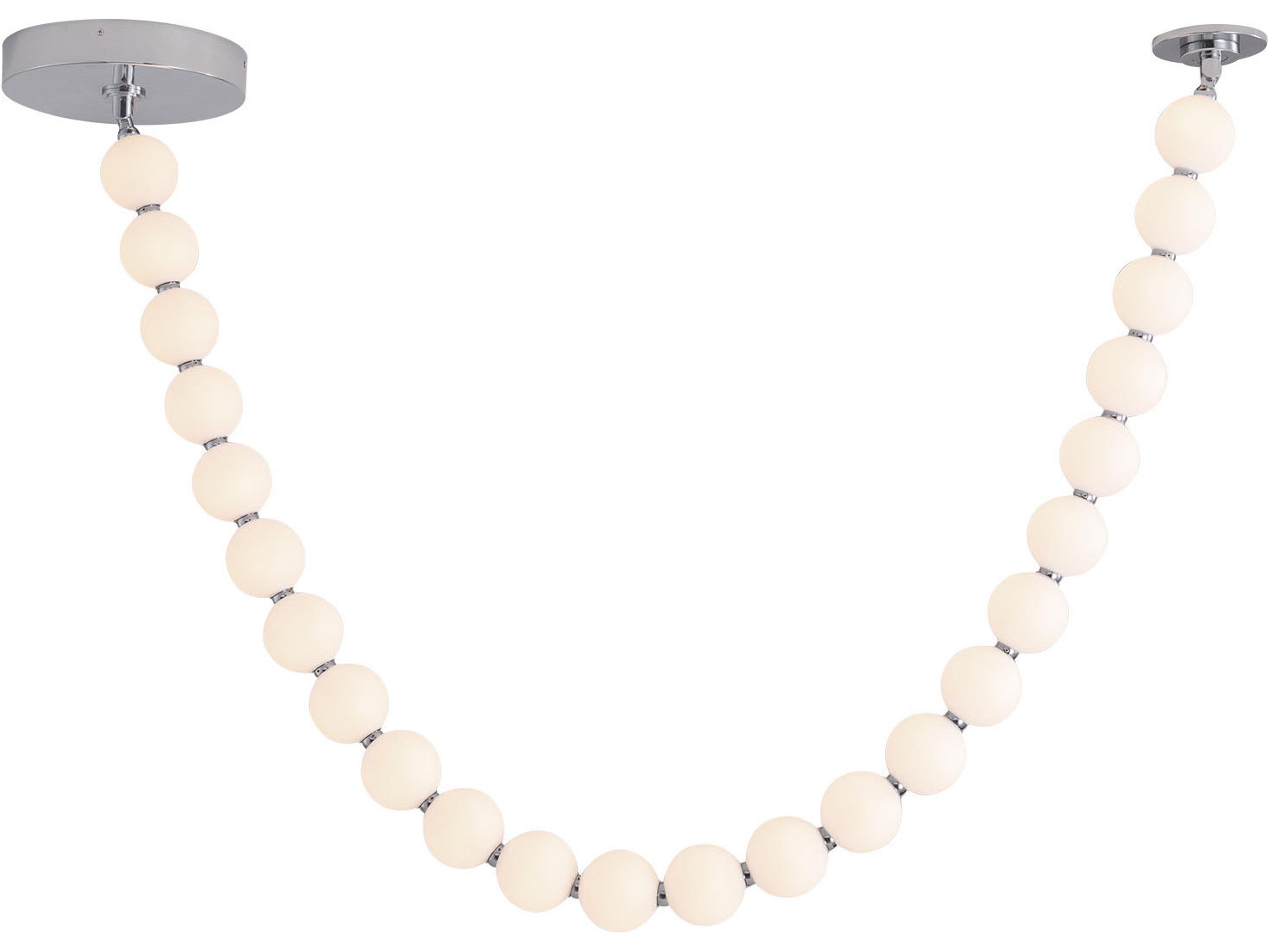 Akoya LED Pendant Modern Chrome