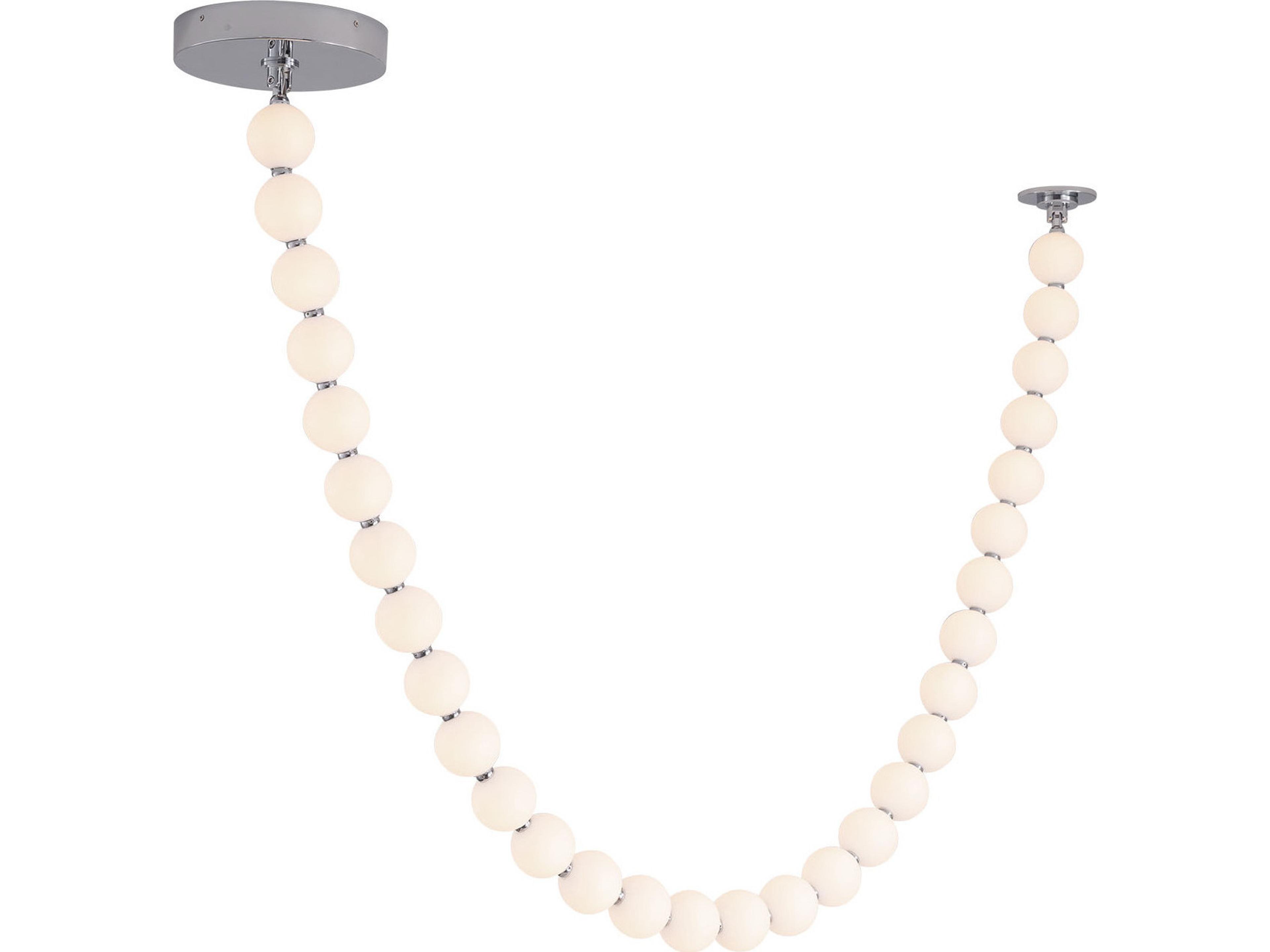 Alora Lighting Akoya Chrome Linear Pendant