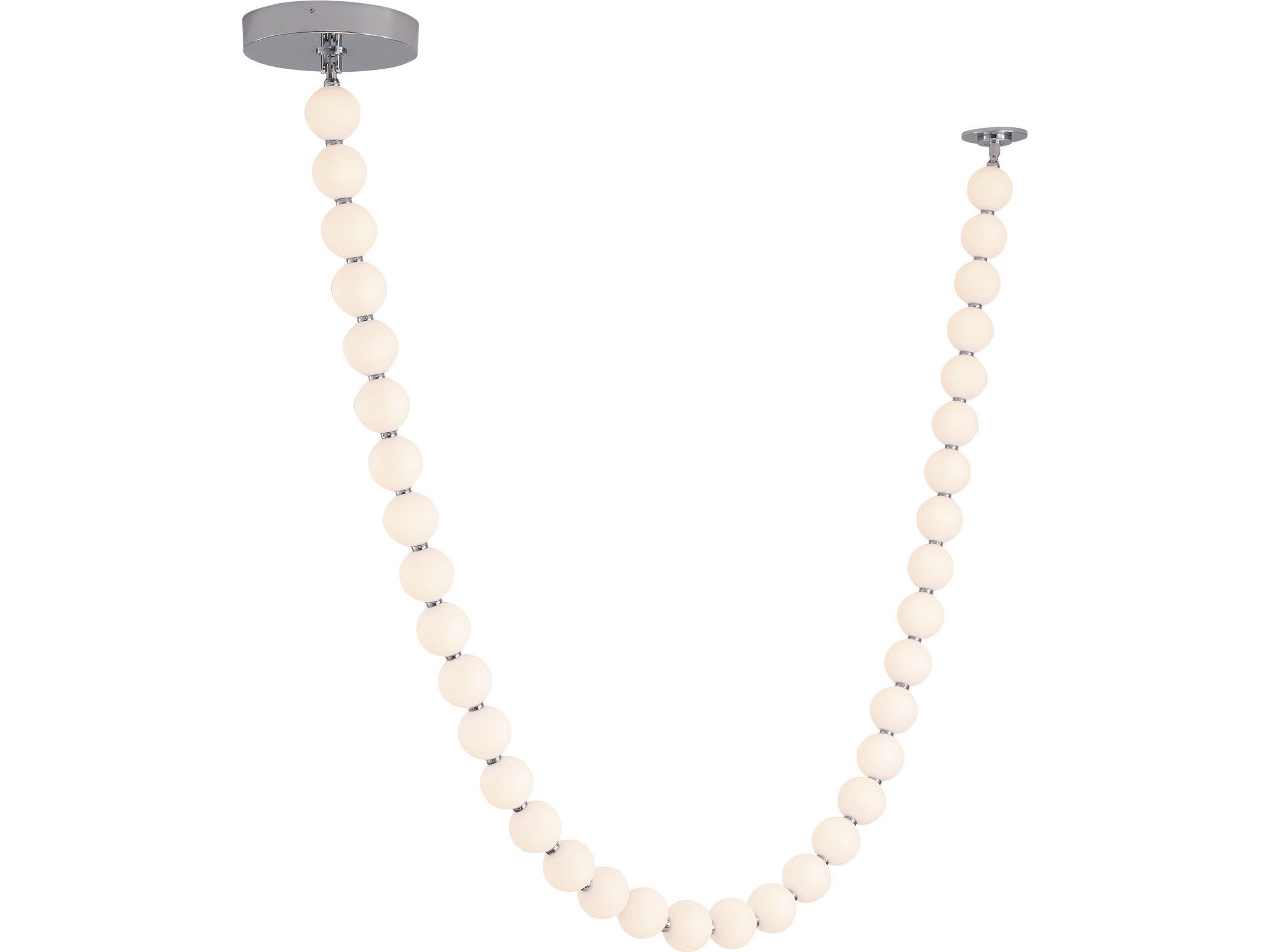 Alora Lighting Akoya Chrome Linear Pendant