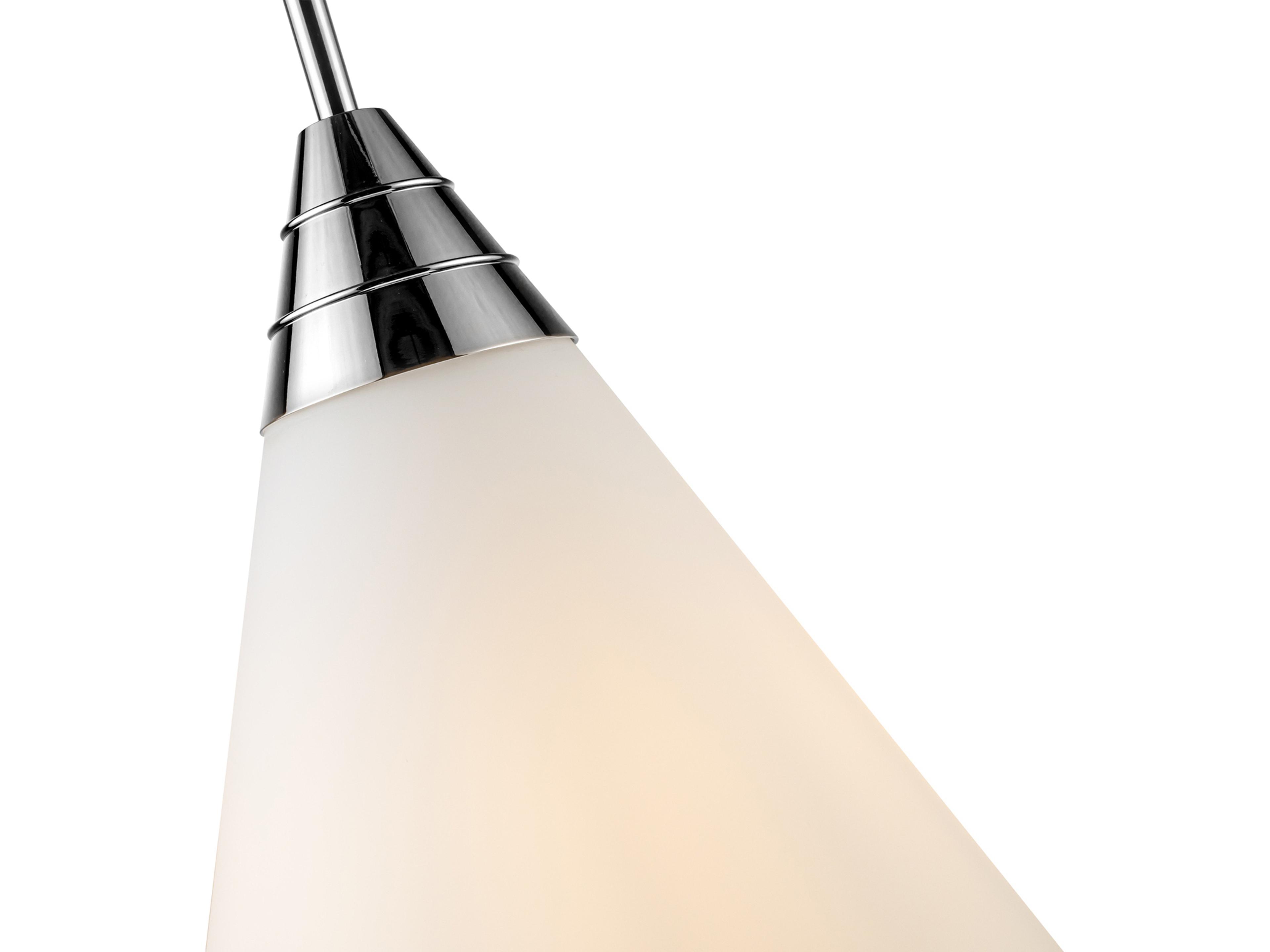 Alora Lighting Willard 1-Light Polished Nickel Geometric Pendant
