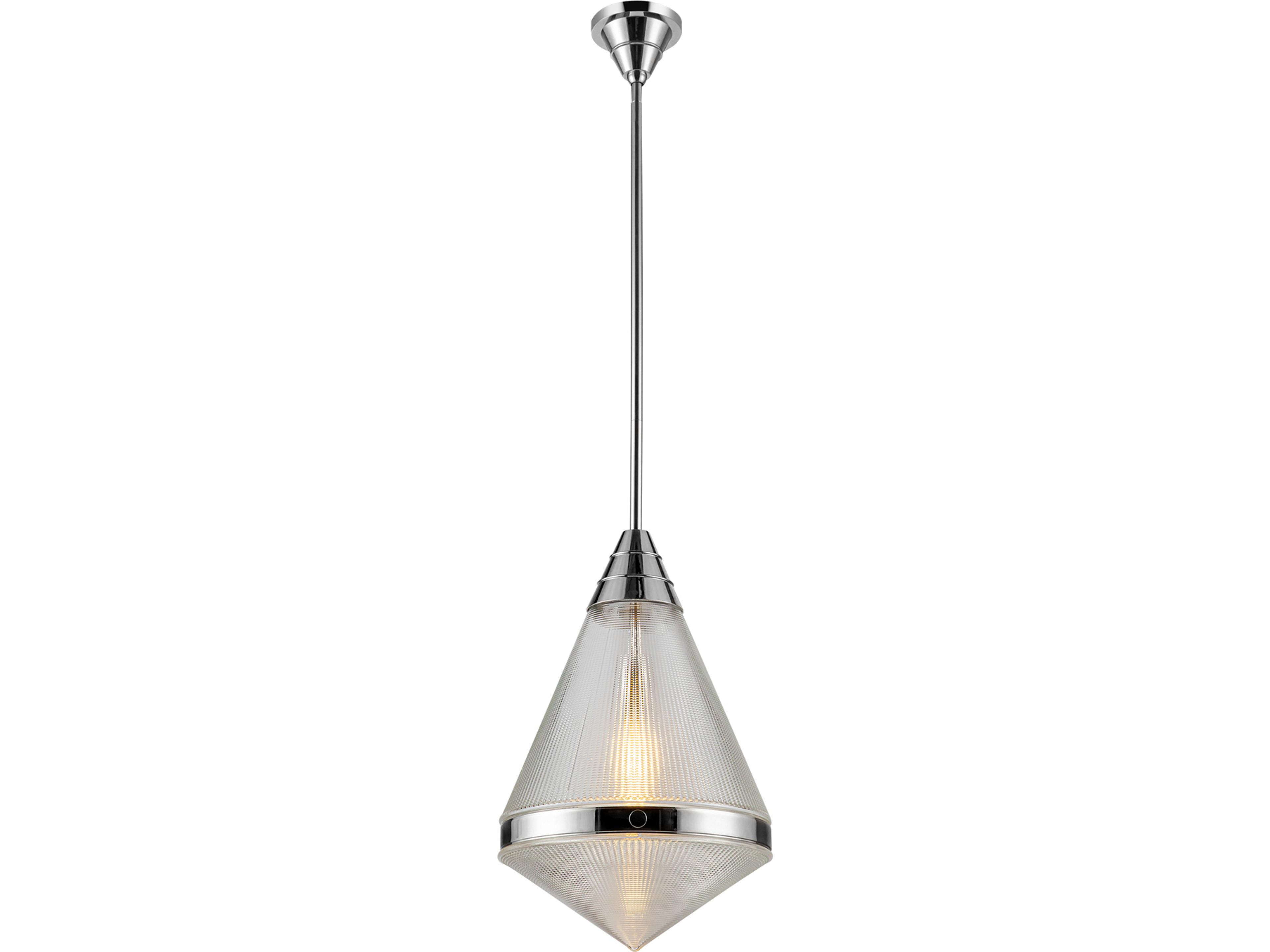 Willard Pendant Light in Polished Nickel Modern