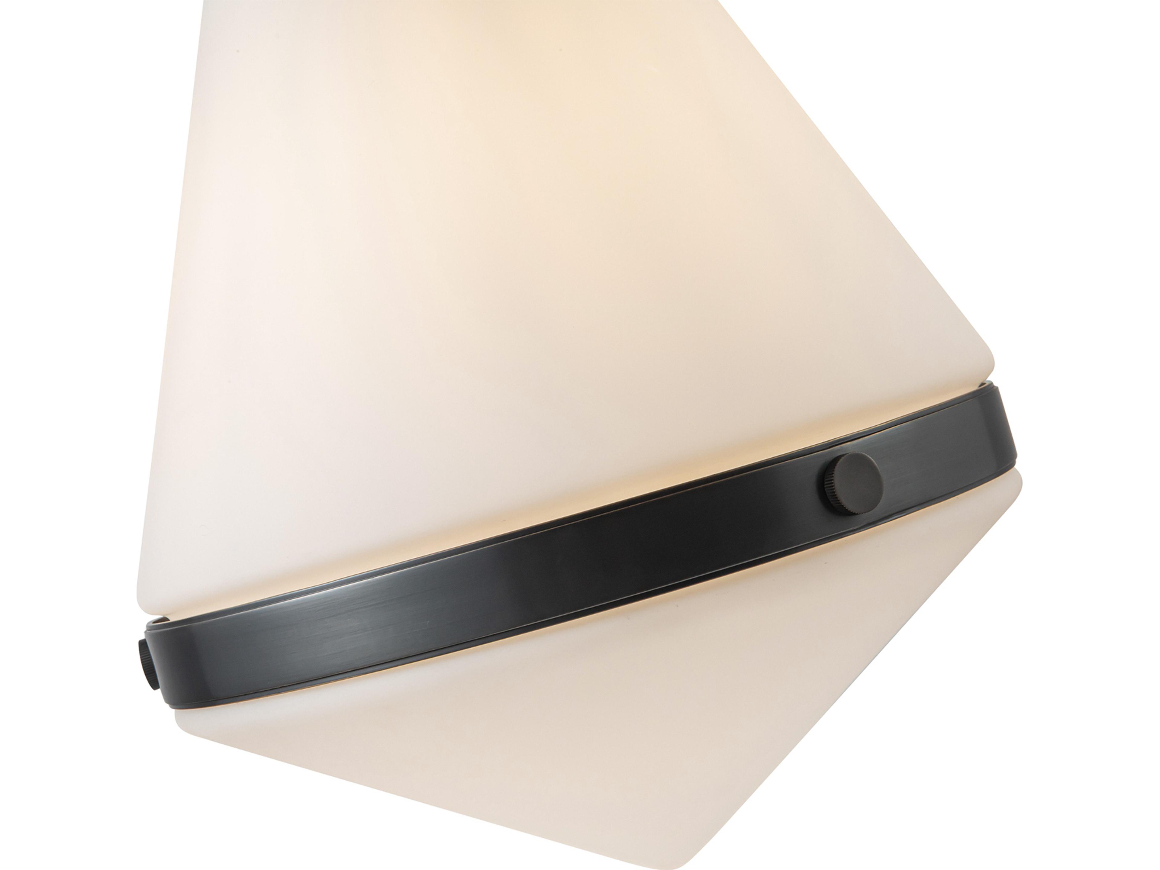 Alora Lighting Willard 1-Light Urban Bronze Black Geometric Pendant