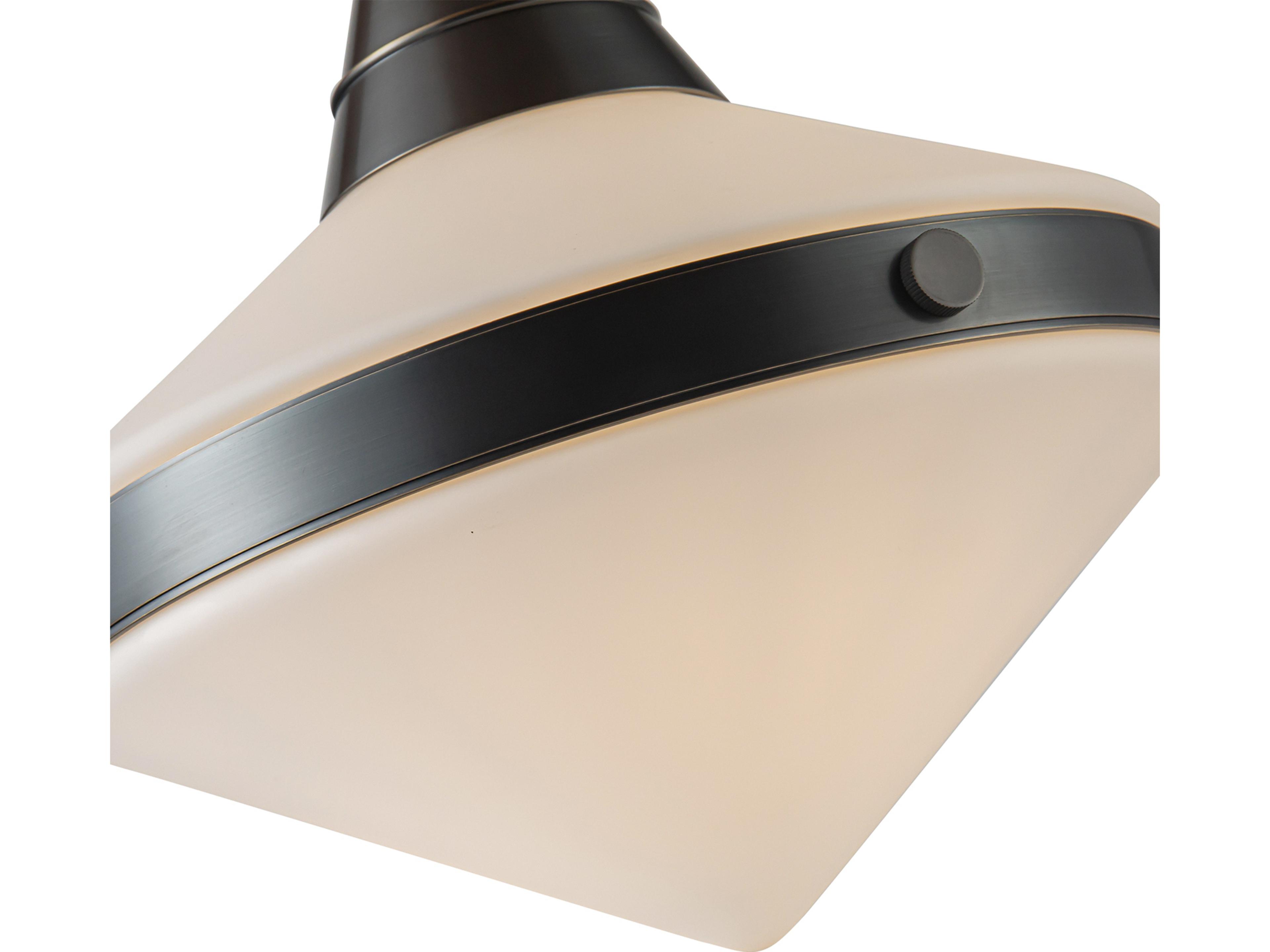 Alora Lighting Willard 1-Light Urban Bronze Black Geometric Pendant