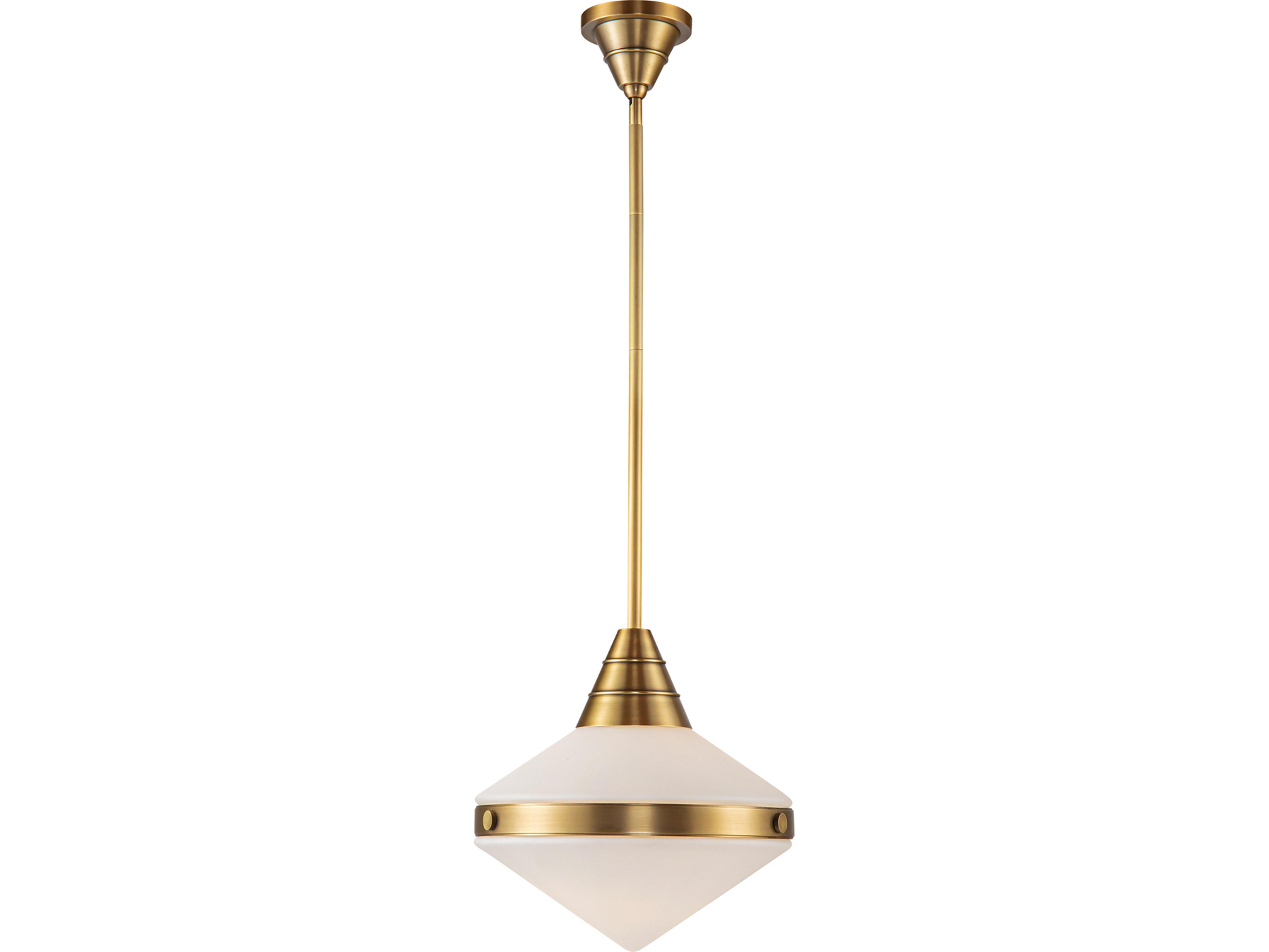 Willard Pendant Vintage Brass Modern Fixture