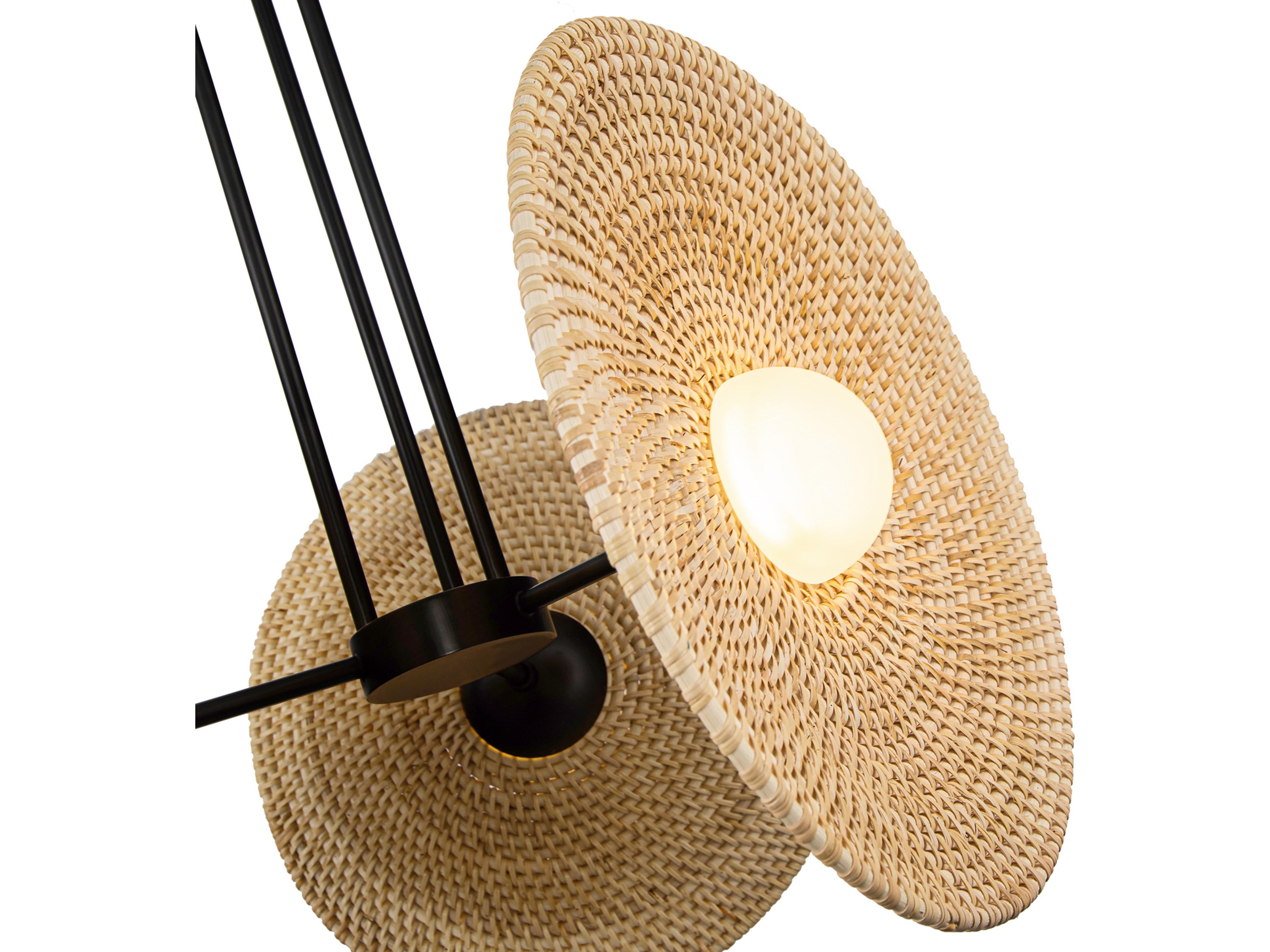 Alora Lighting Harbour Urban Bronze Black Round Pendant