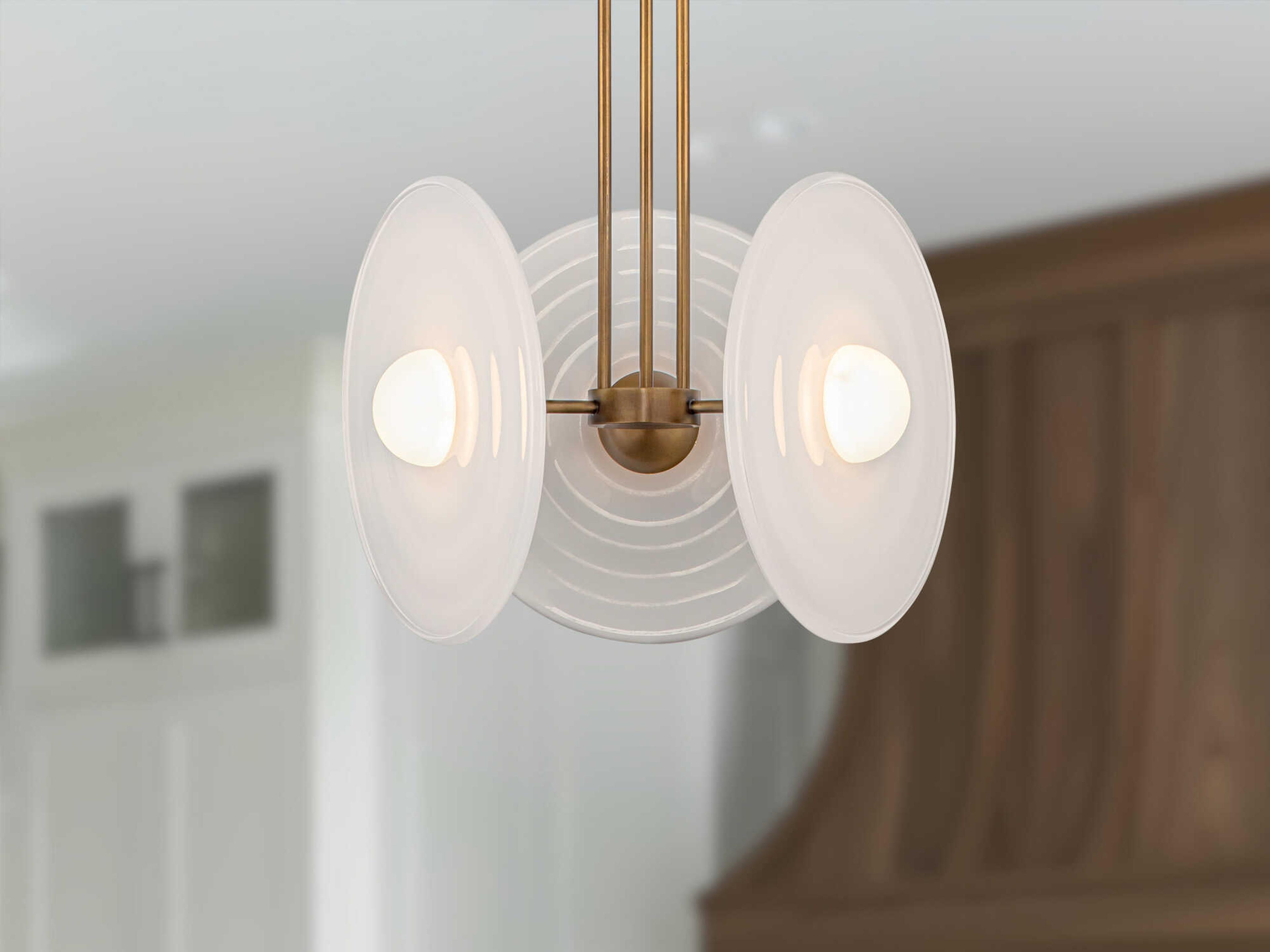 Alora Lighting Harbour Vintage Brass Dome Pendant