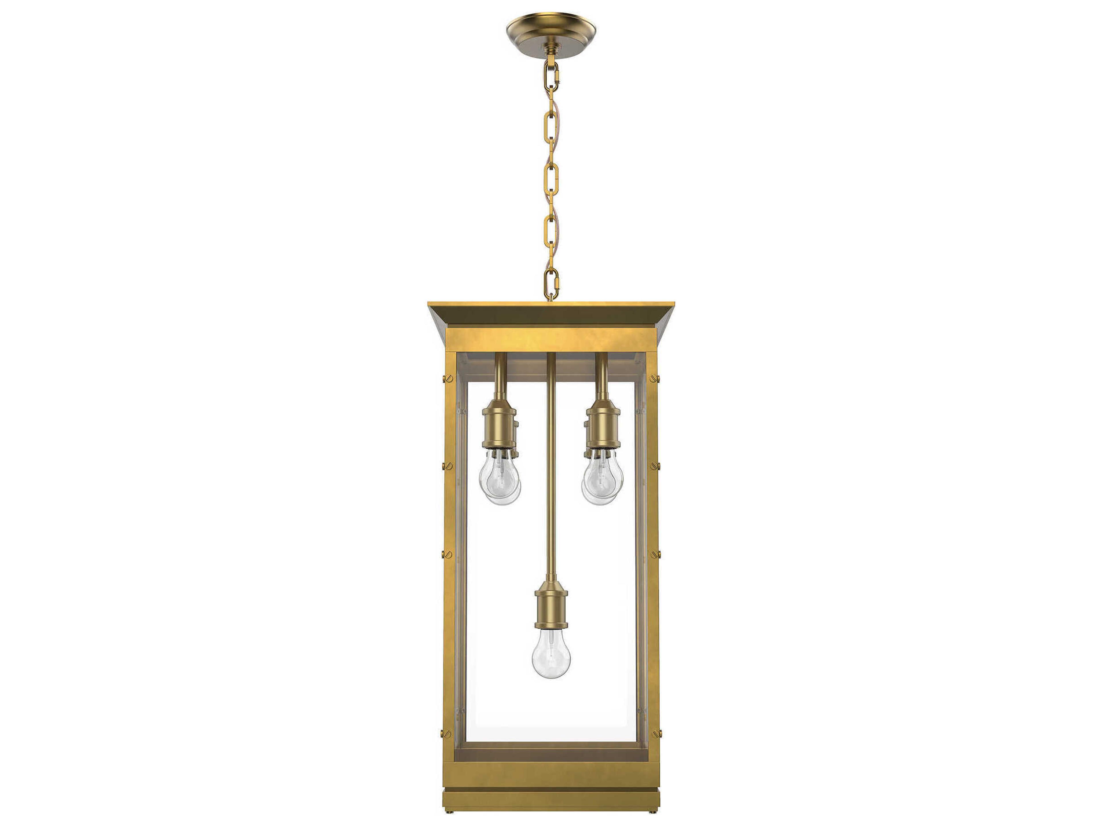 Alora Lighting Douglas 5-Light Vintage Brass Pendant