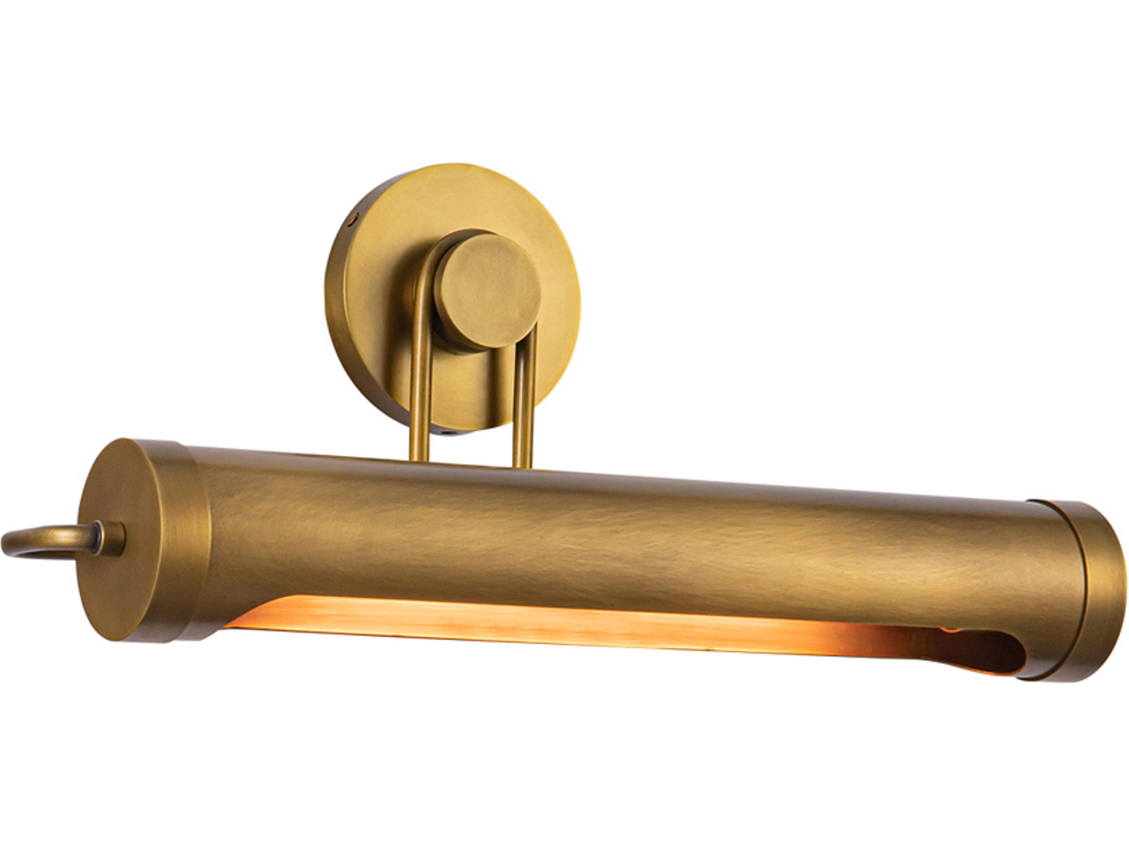 Alora Lighting Wynwood 2-Light Vintage Brass Picture Light