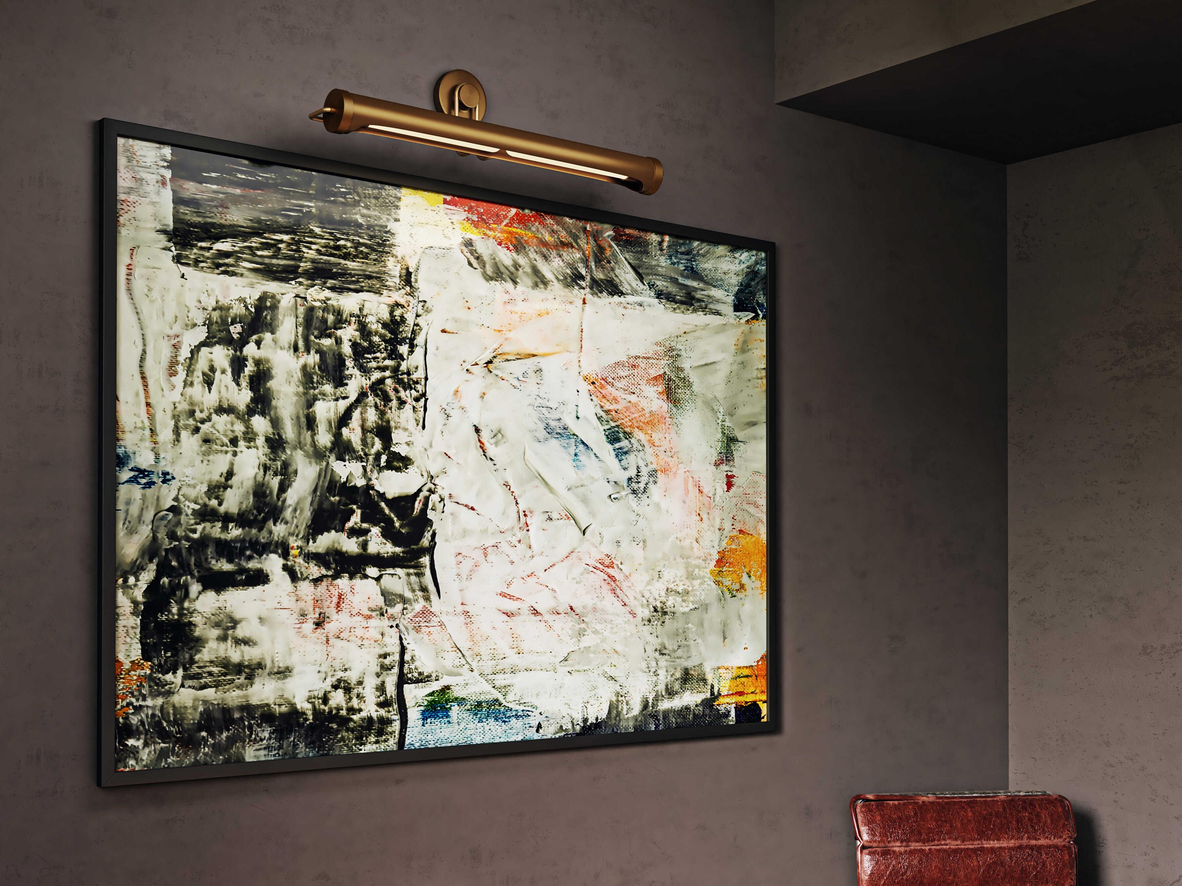 Alora Lighting Wynwood 2-Light Vintage Brass Picture Light