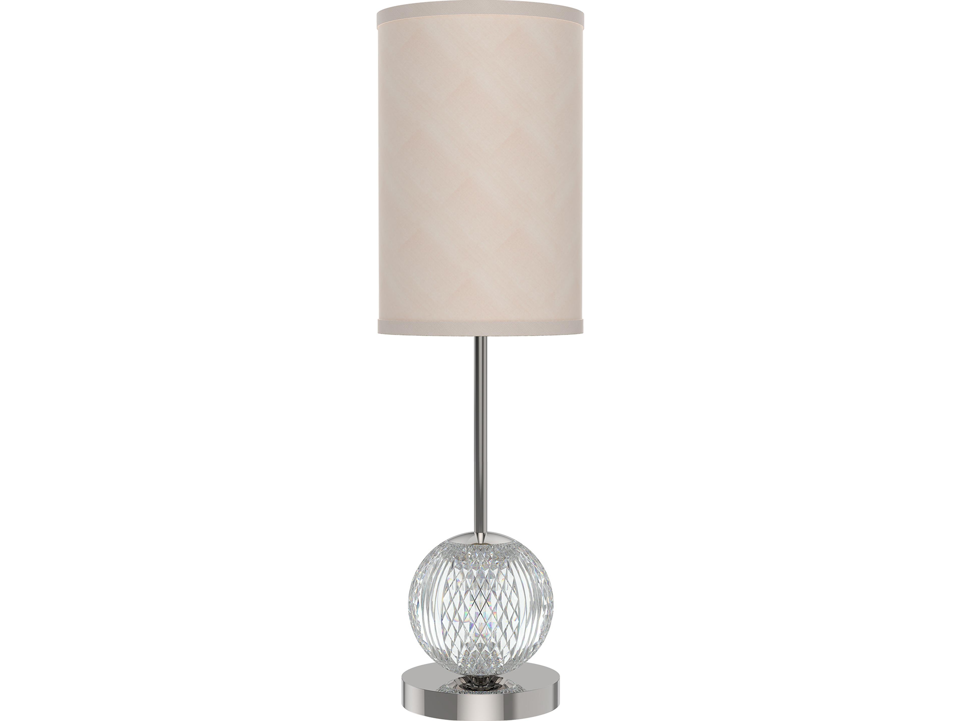 Marni Table Lamp in Polished Nickel Modern