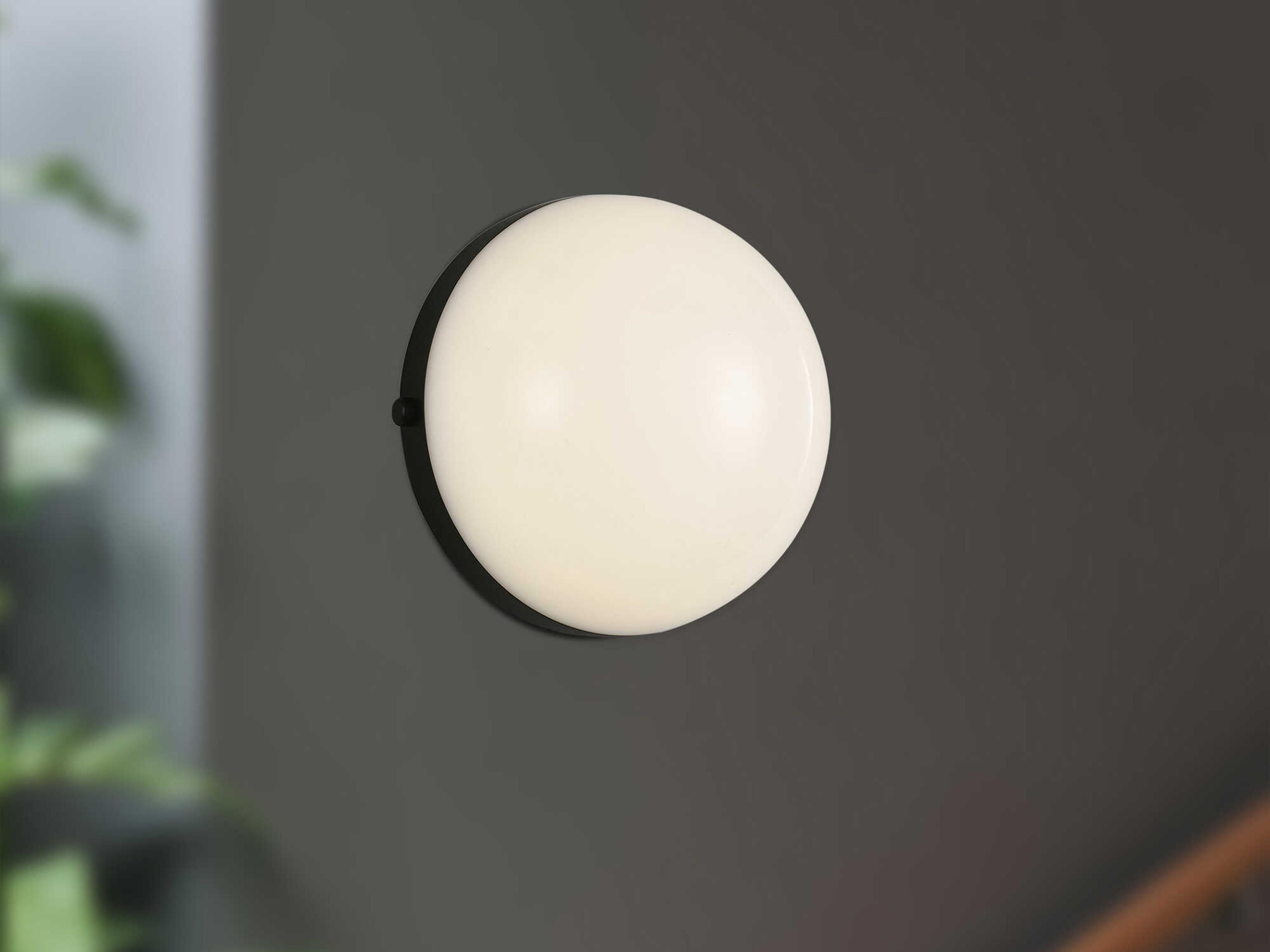 Alora Lighting Globo Matte Black Wall Sconce