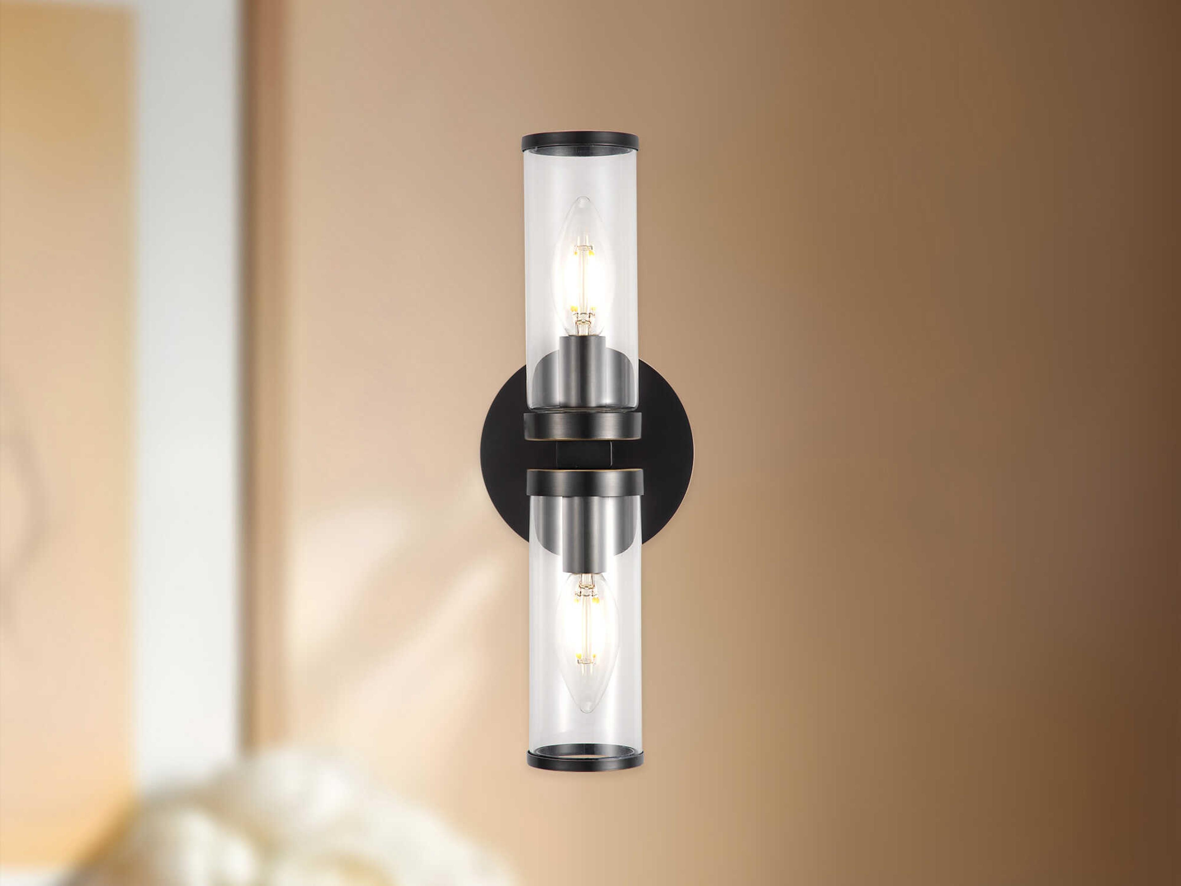 Alora Lighting Revolve 2-Light Urban Bronze Wall Sconce