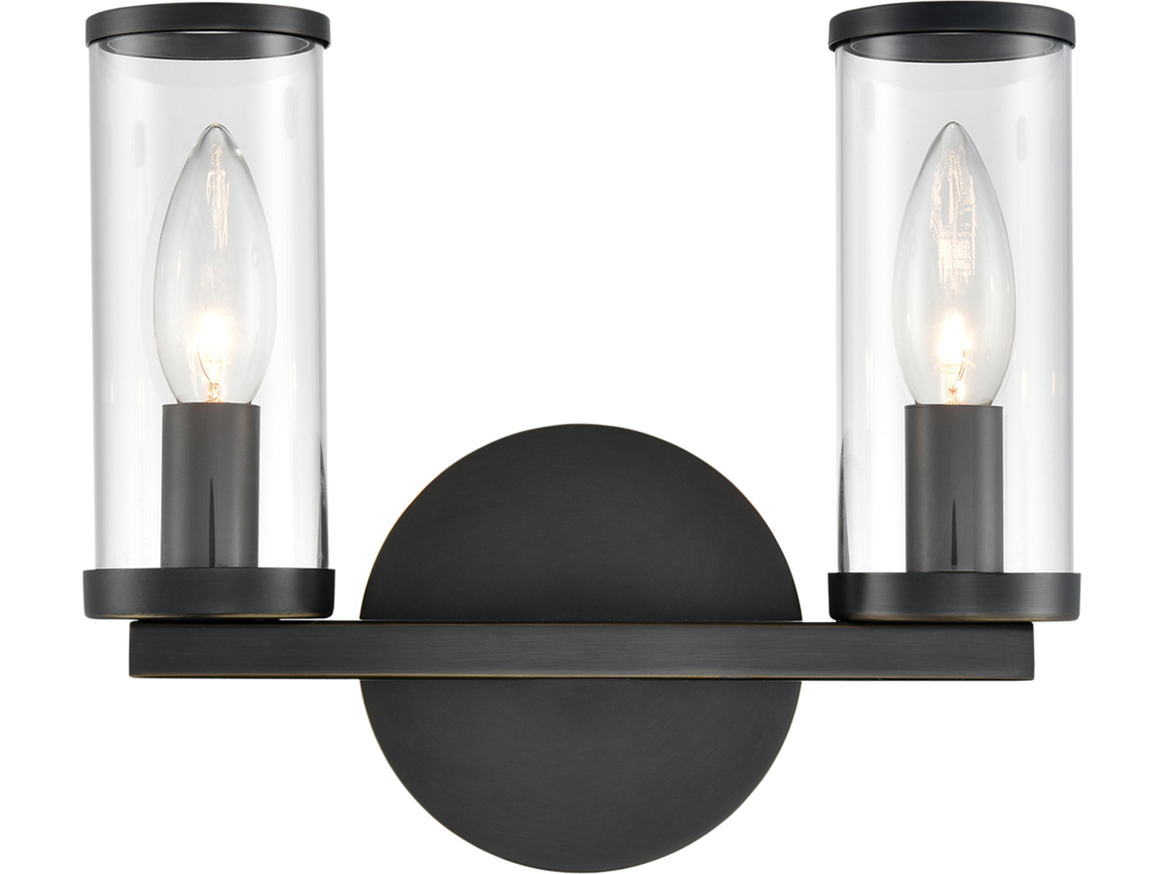 Revolve 2 Light Vanity Light Urban Bronze Modern