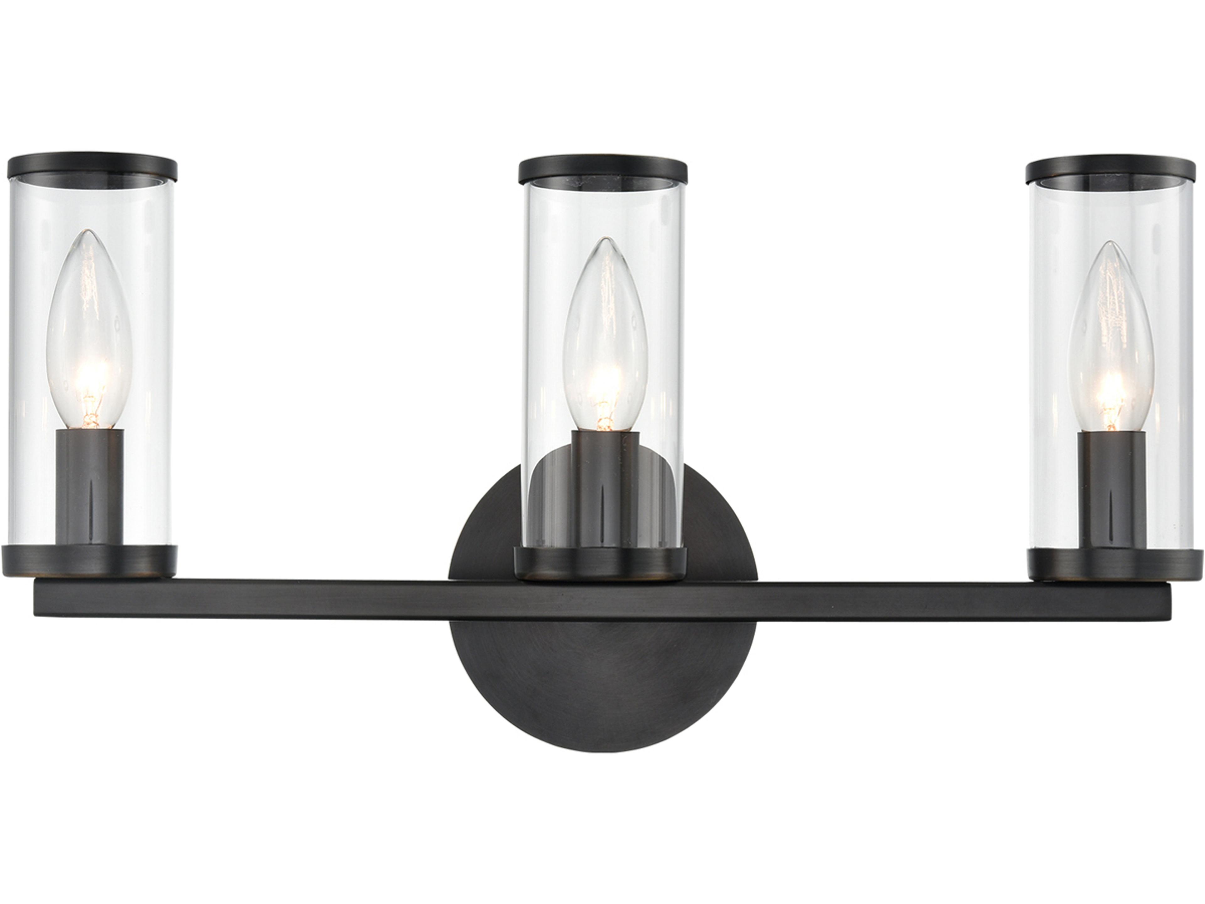 Revolve 3-Light Vanity Light in Urban Bronze