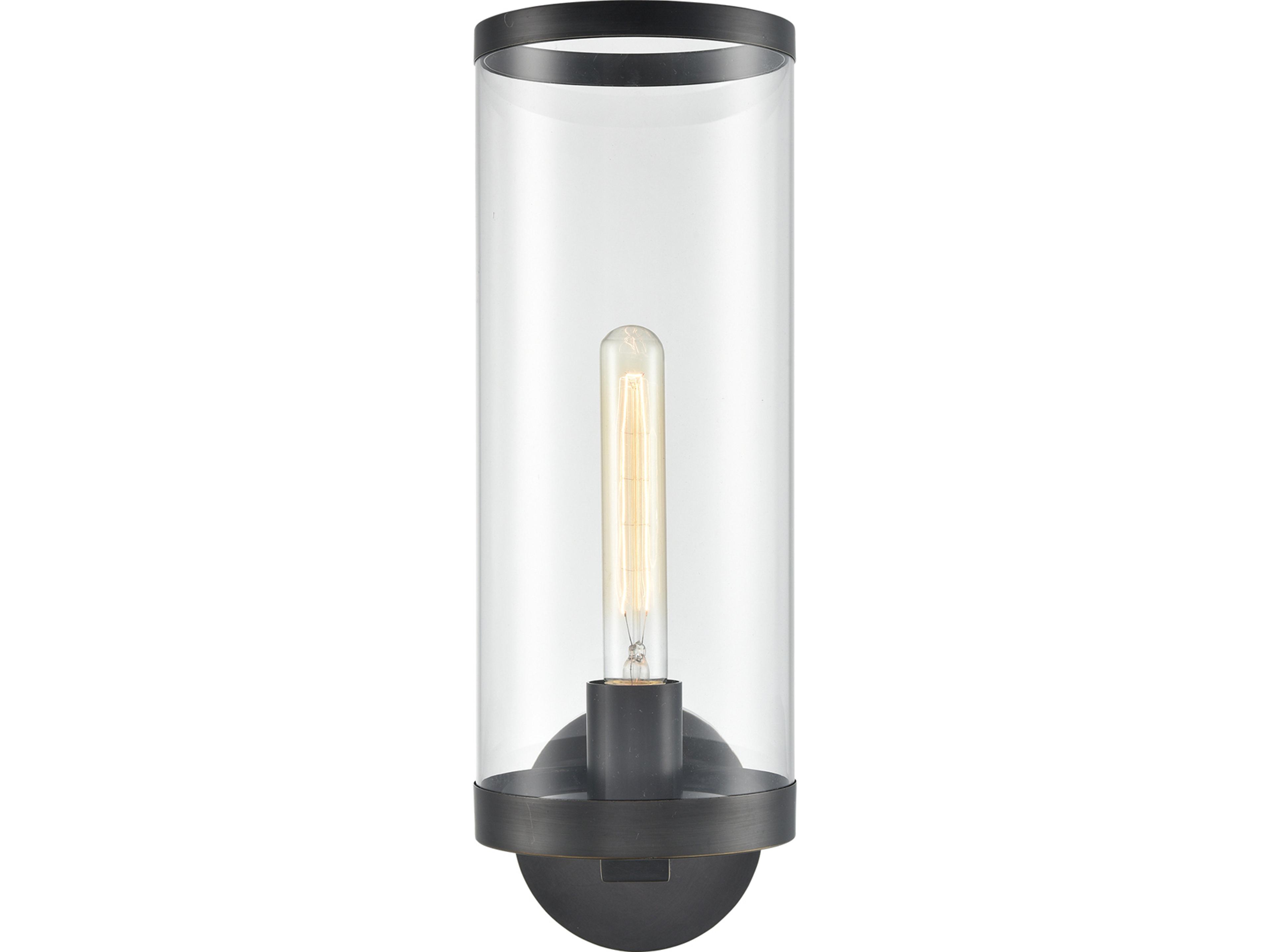 Revolve II Wall Sconce in Urban Bronze Contemporary