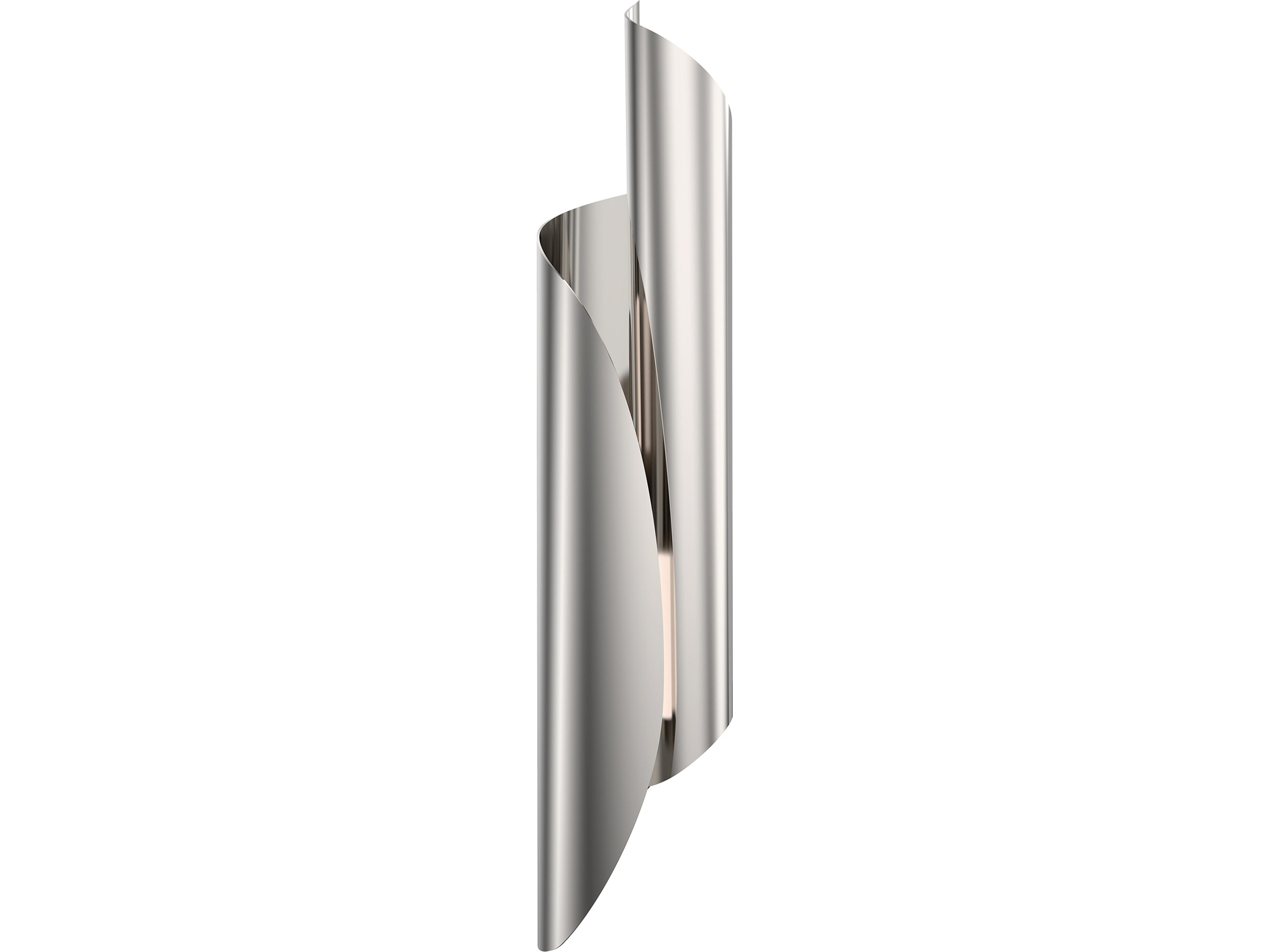 Parducci Wall Sconce Polished Nickel Modern