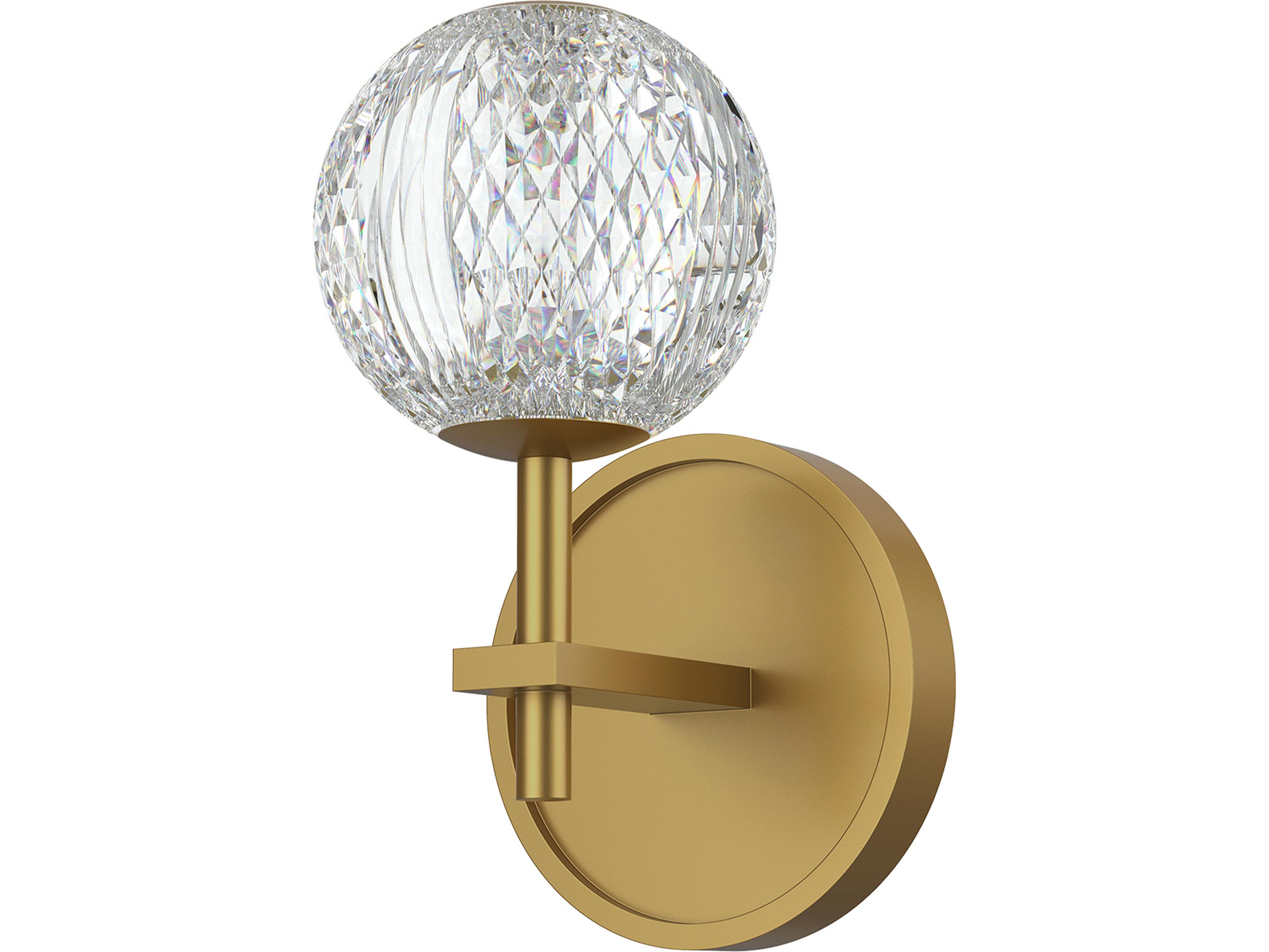 Marni Wall Sconce in Natural Brass