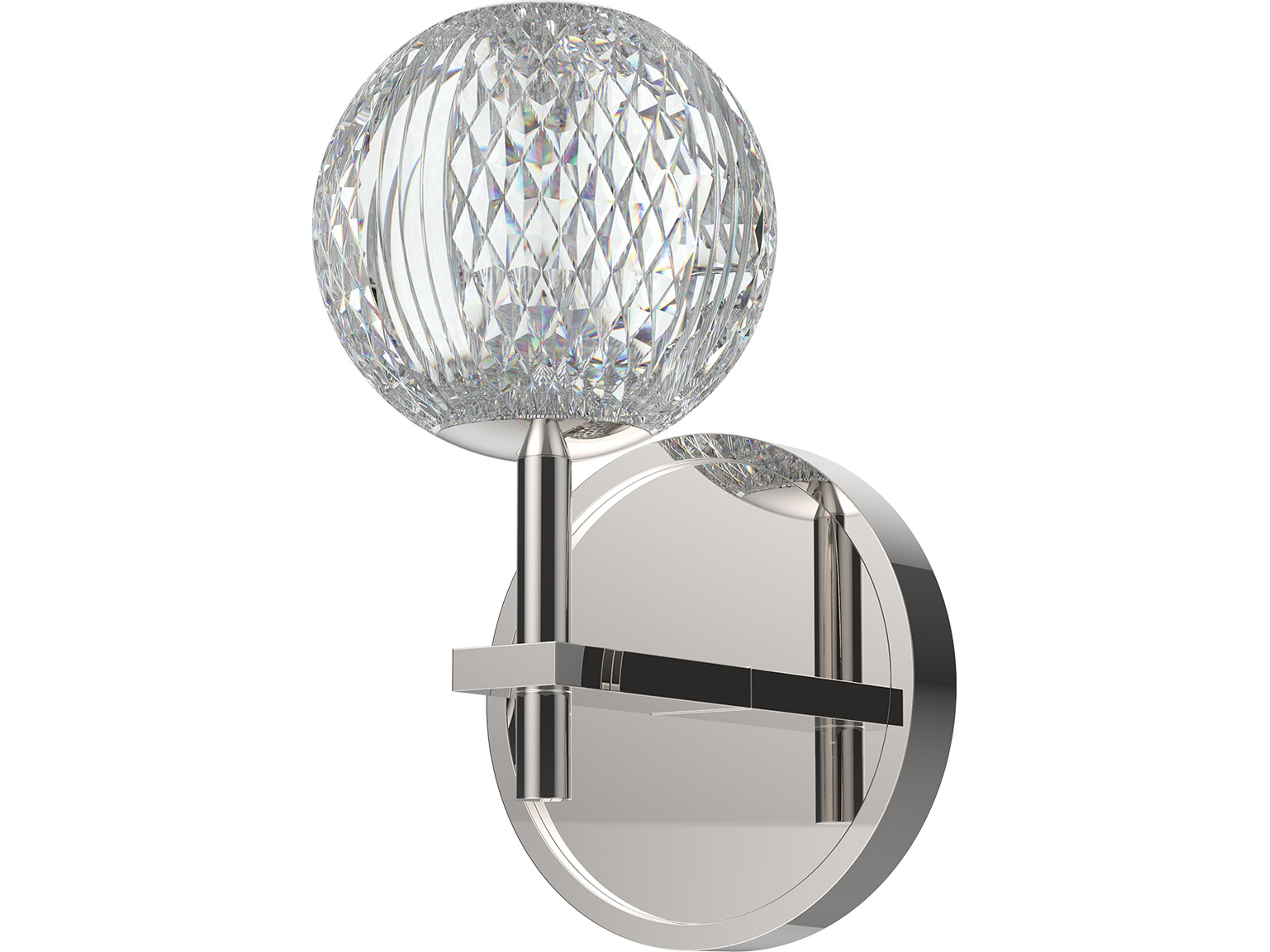 Marni LED Wall Sconce in Polished Nickel