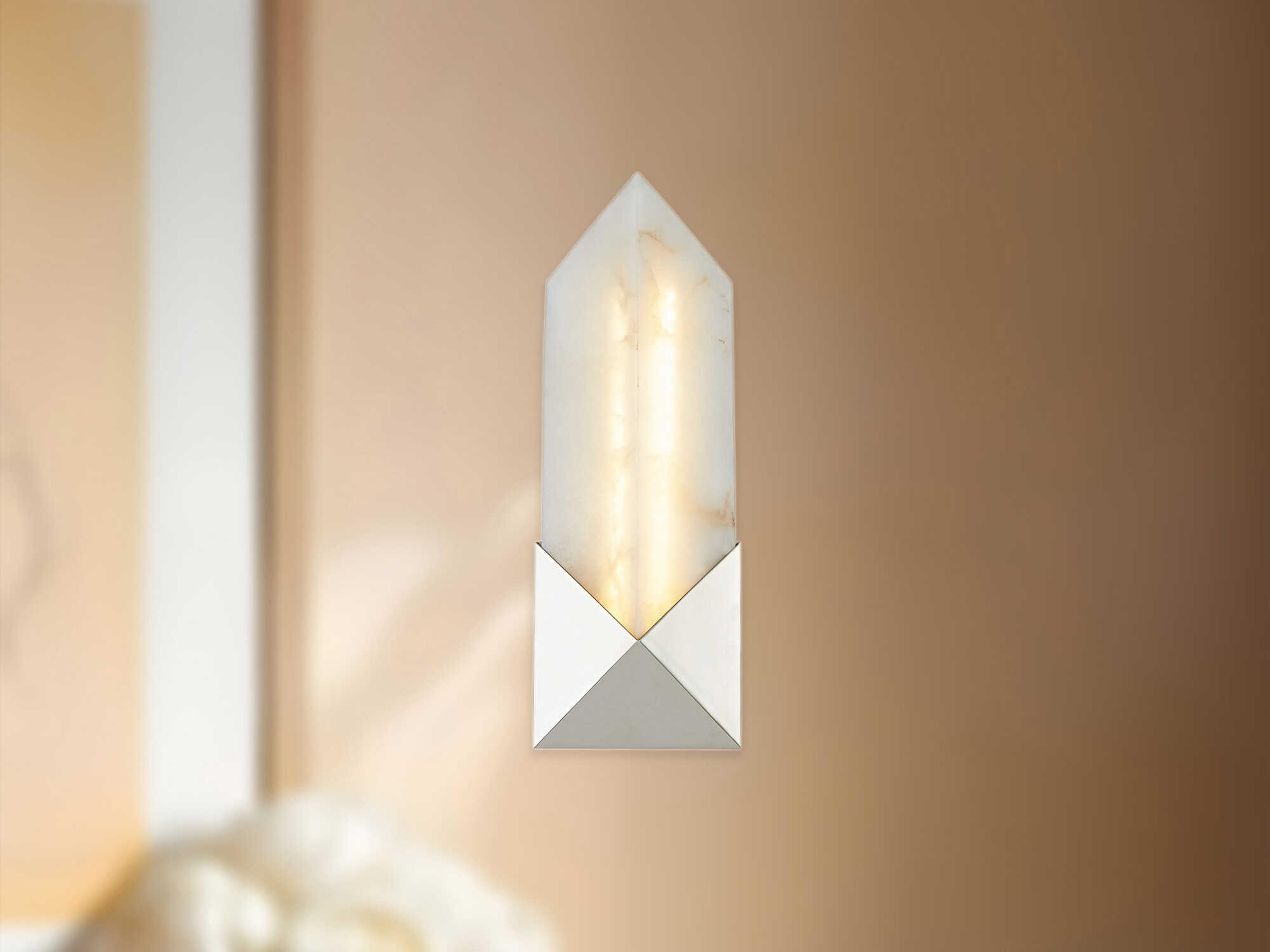 Alora Lighting Caesar Polished Nickel Wall Sconce