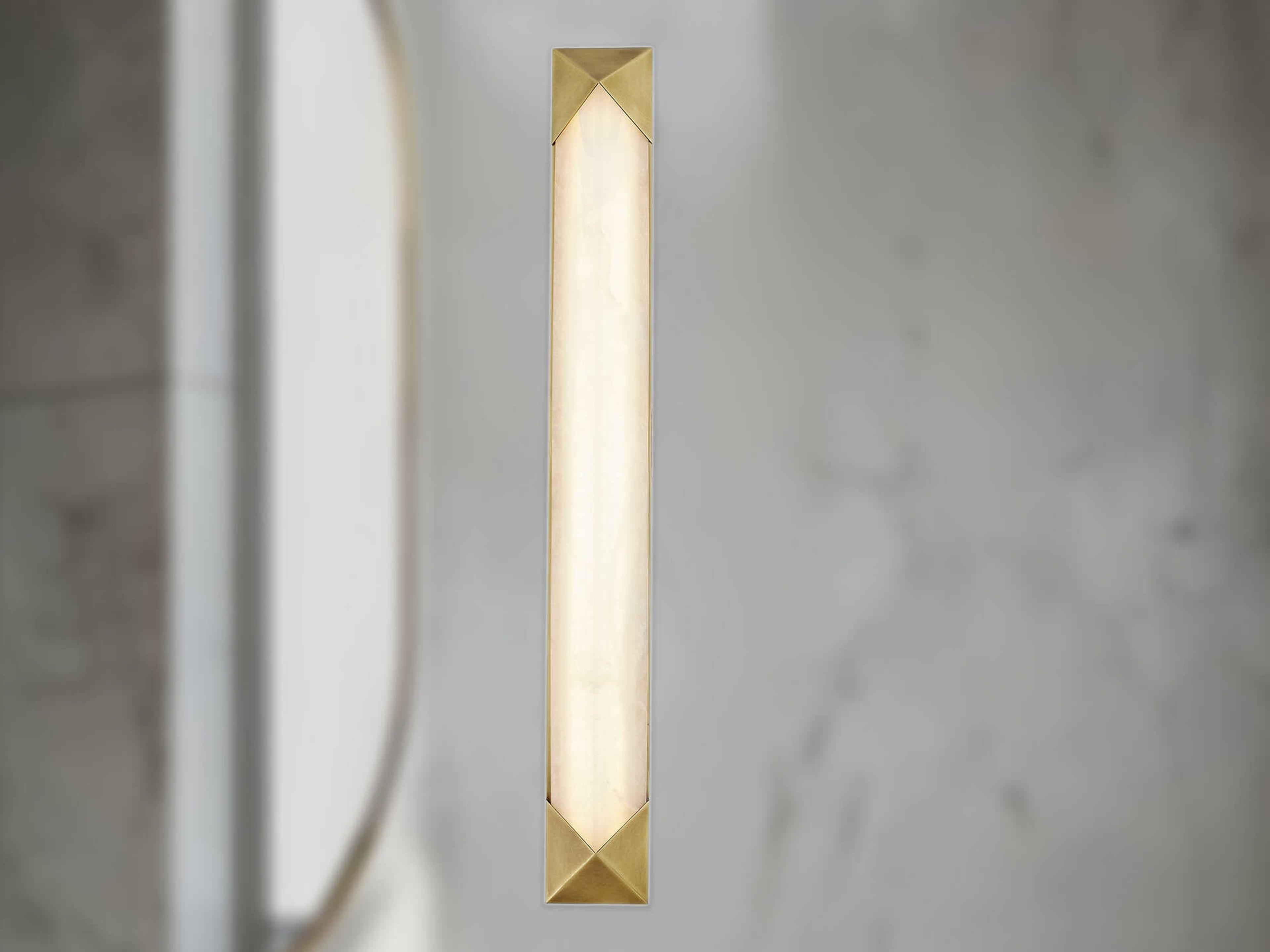 Alora Lighting Caesar Vintage Brass Wall Sconce