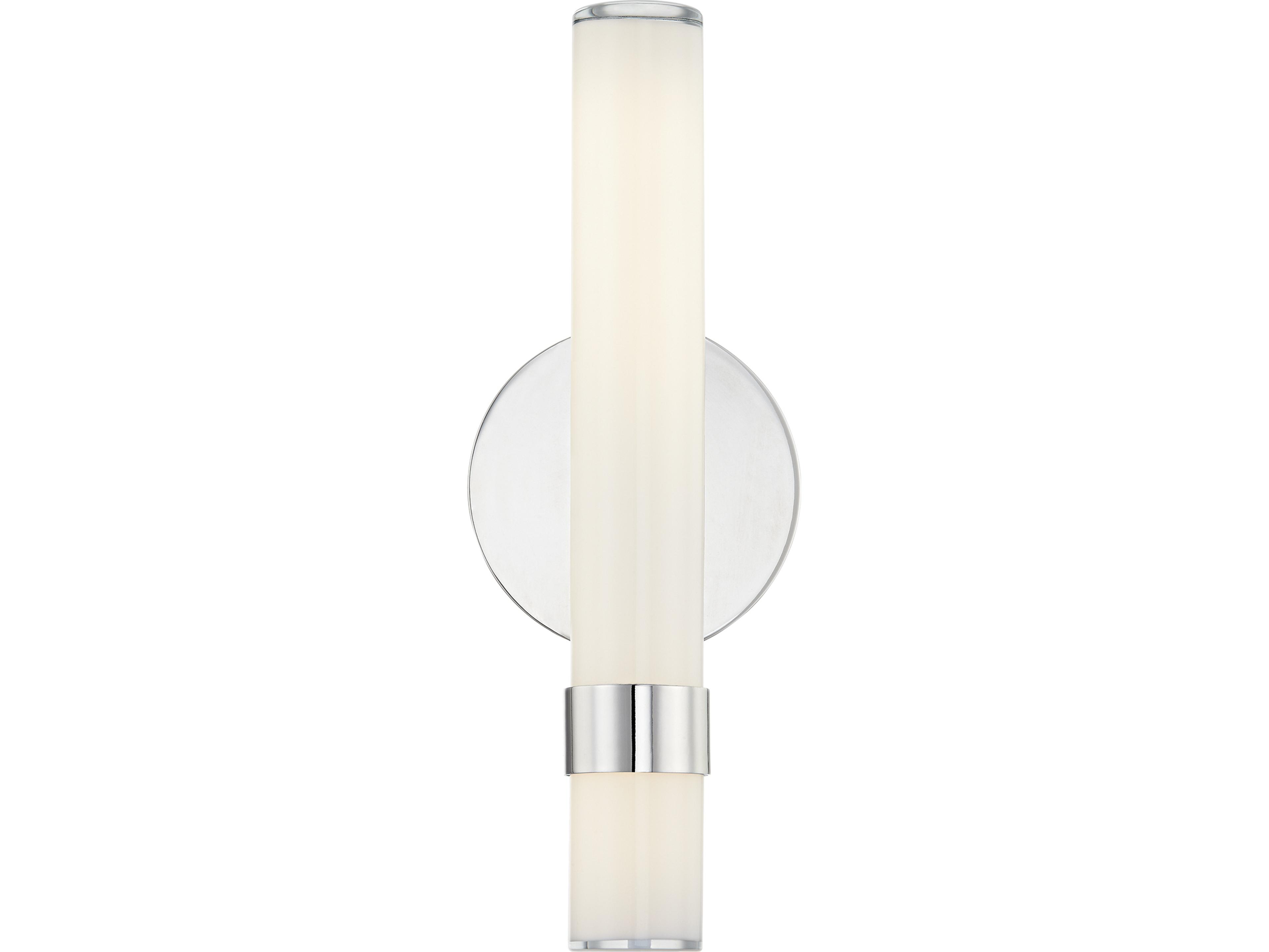 Madison LED Wall Sconce Polished Nickel Modern