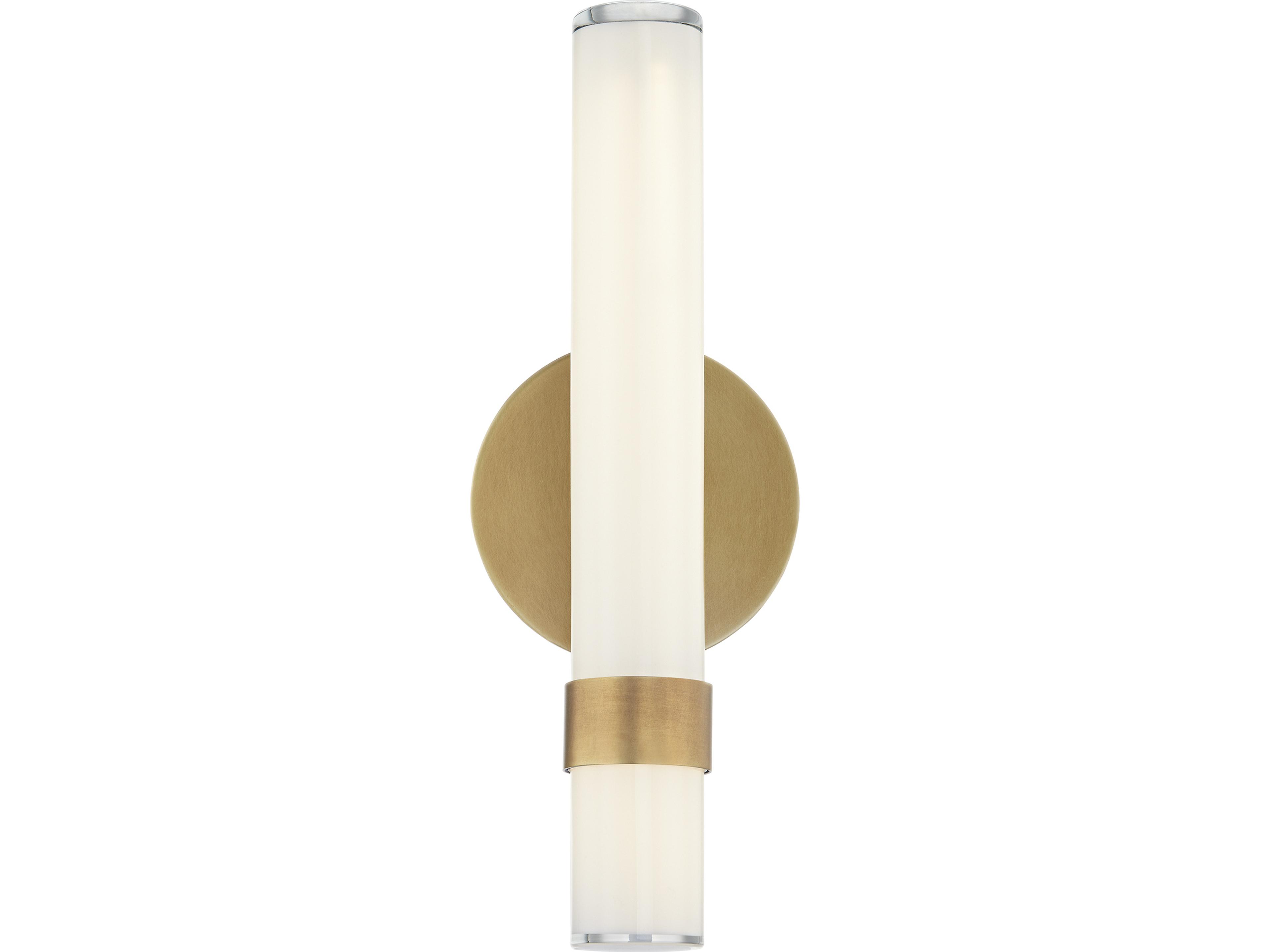 Madison LED Wall Sconce in Vintage Brass