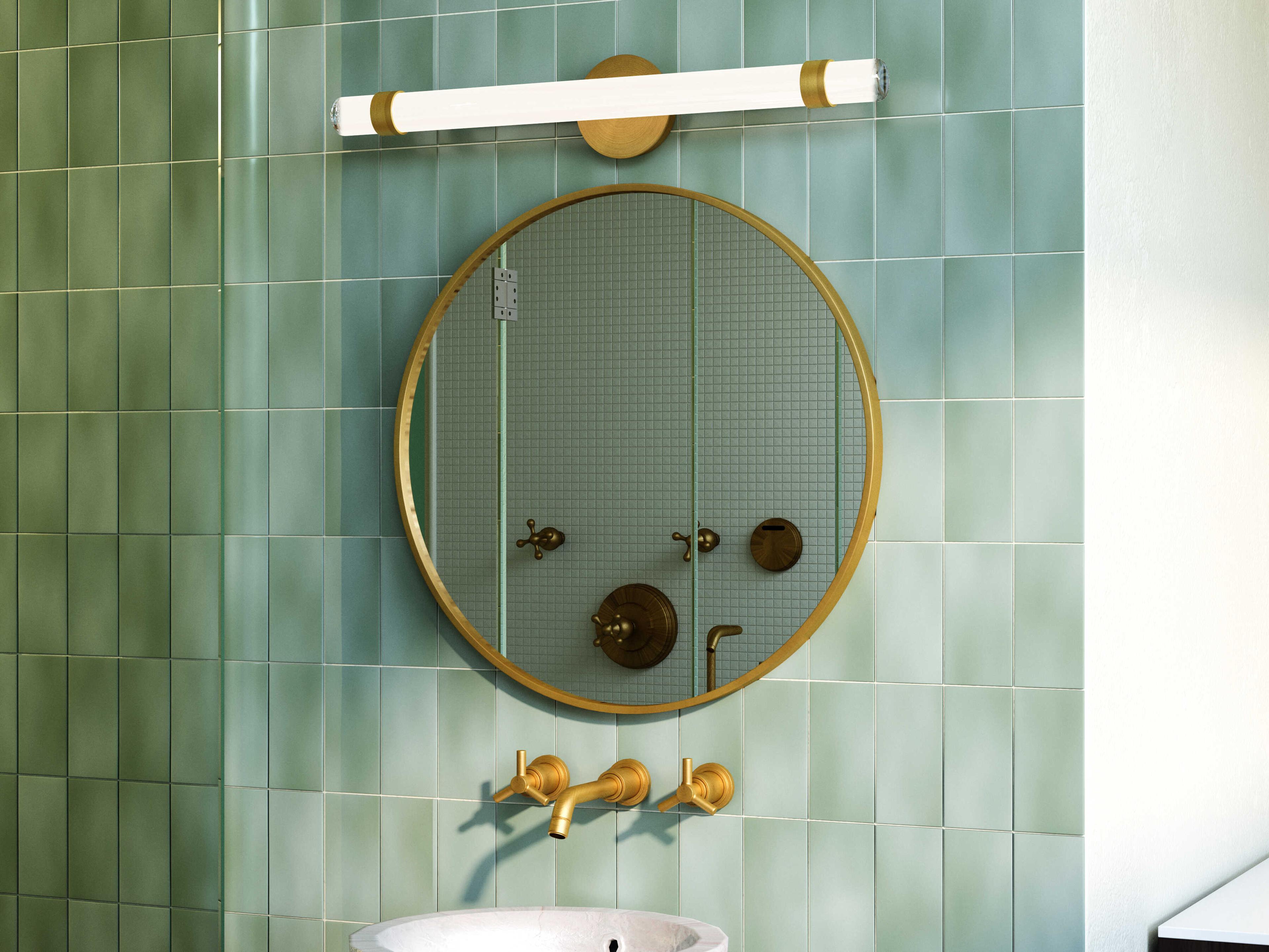 Alora Lighting Madison Vintage Brass Wall Sconce