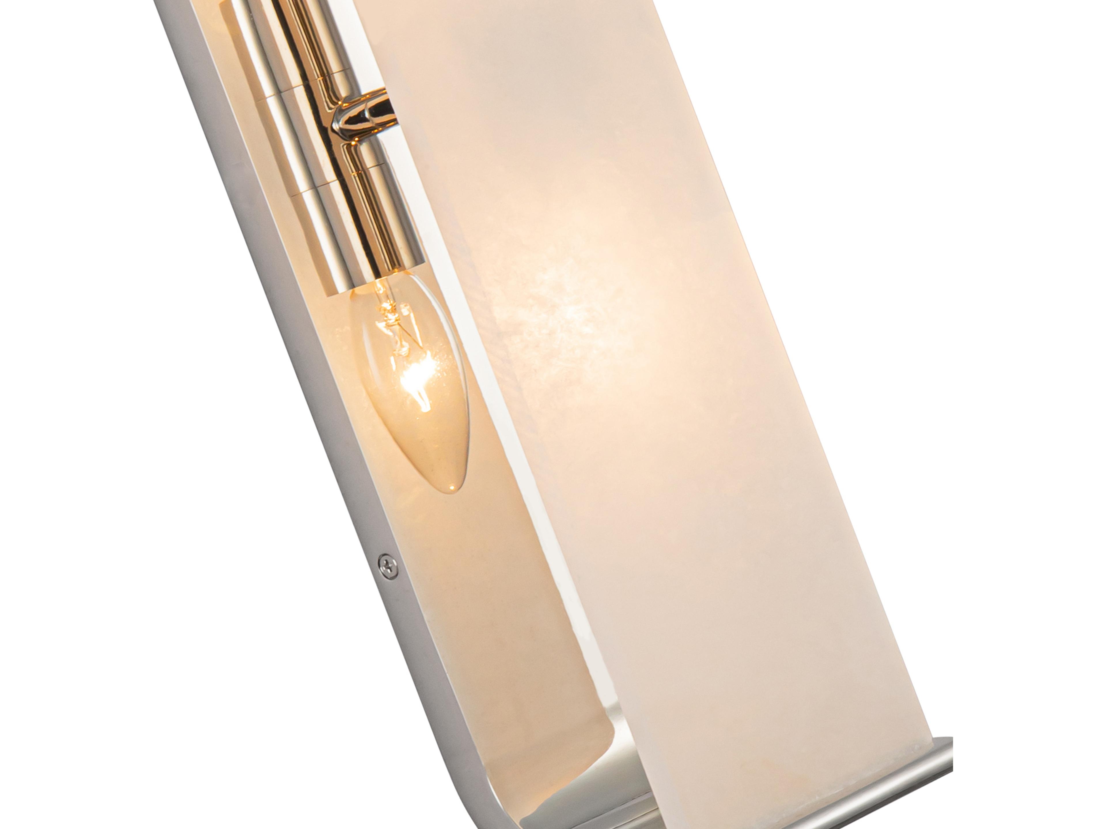 Alora Lighting Abbott 2-Light Polished Nickel Wall Sconce