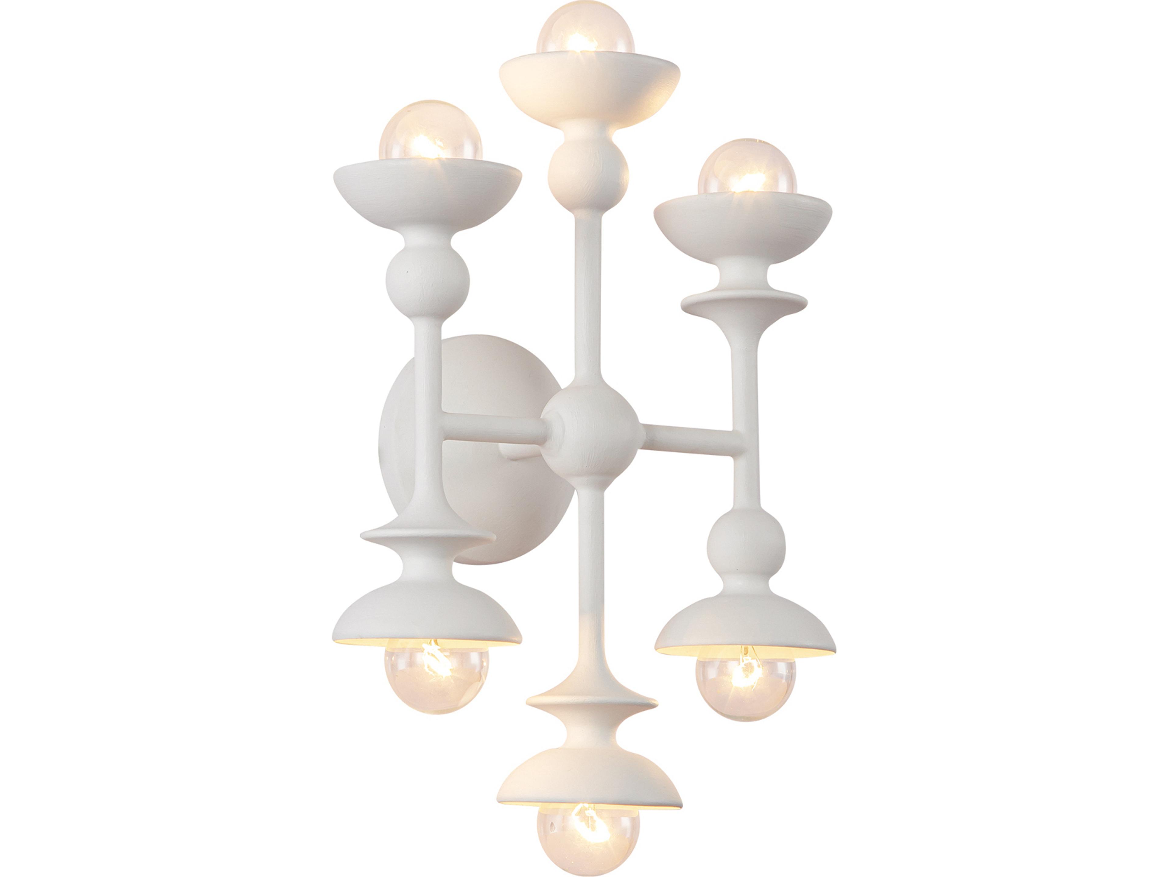 Alora Lighting Cadence 6-Light Antique White Wall Sconce