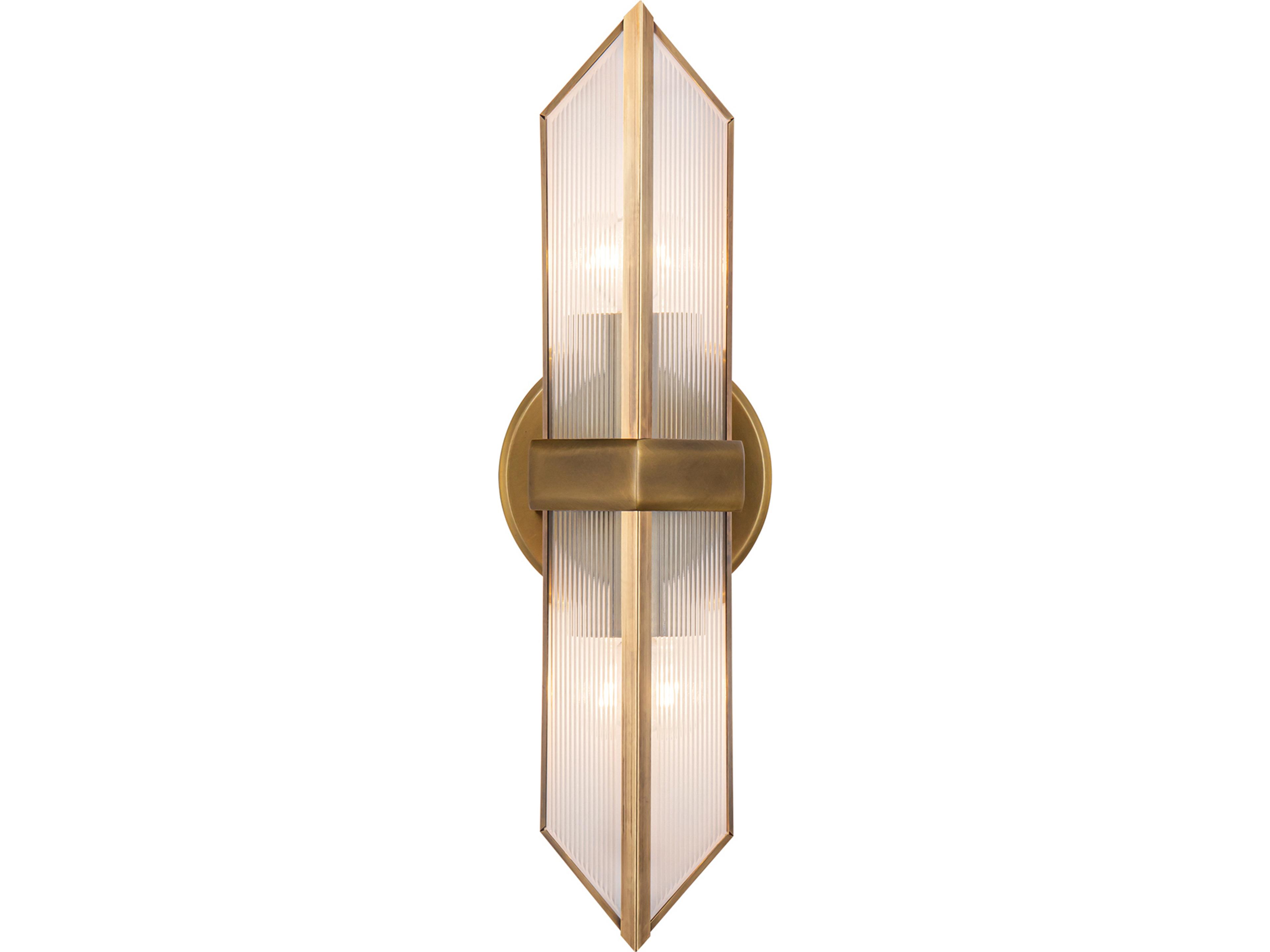 Cairo Wall Sconce in Vintage Brass