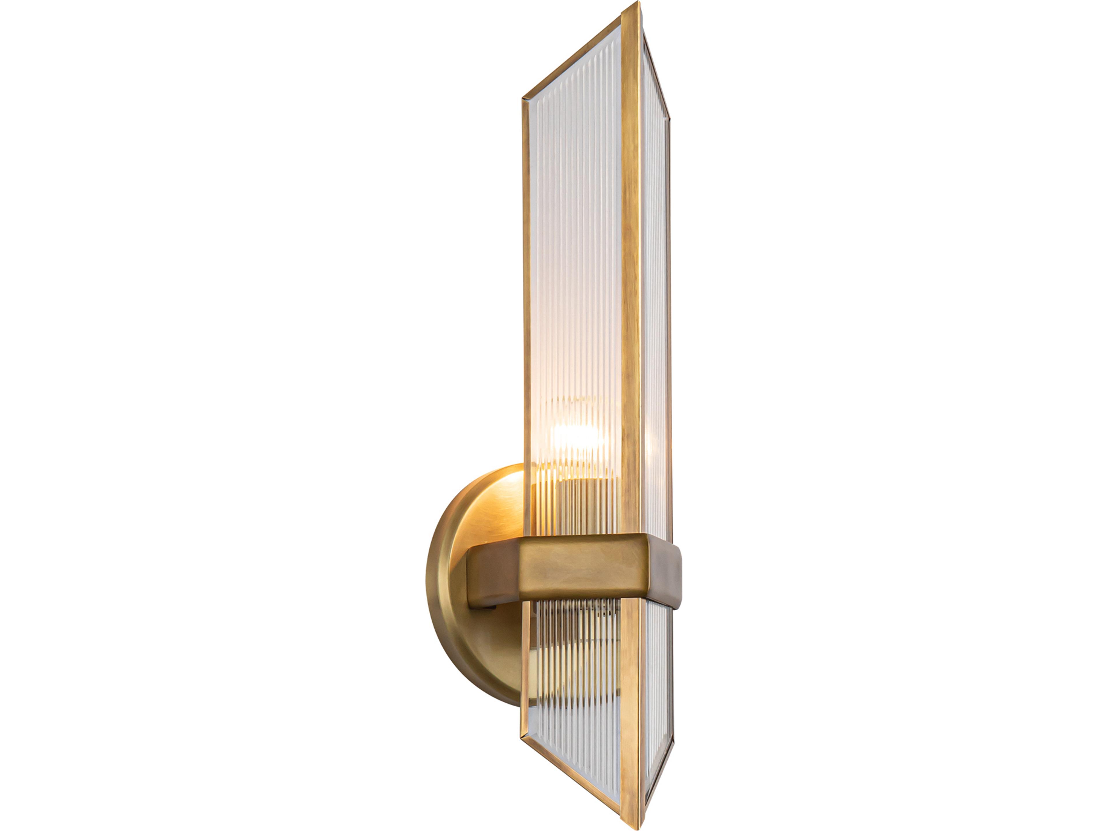 Alora Lighting Cairo 1-Light Vintage Brass Wall Sconce