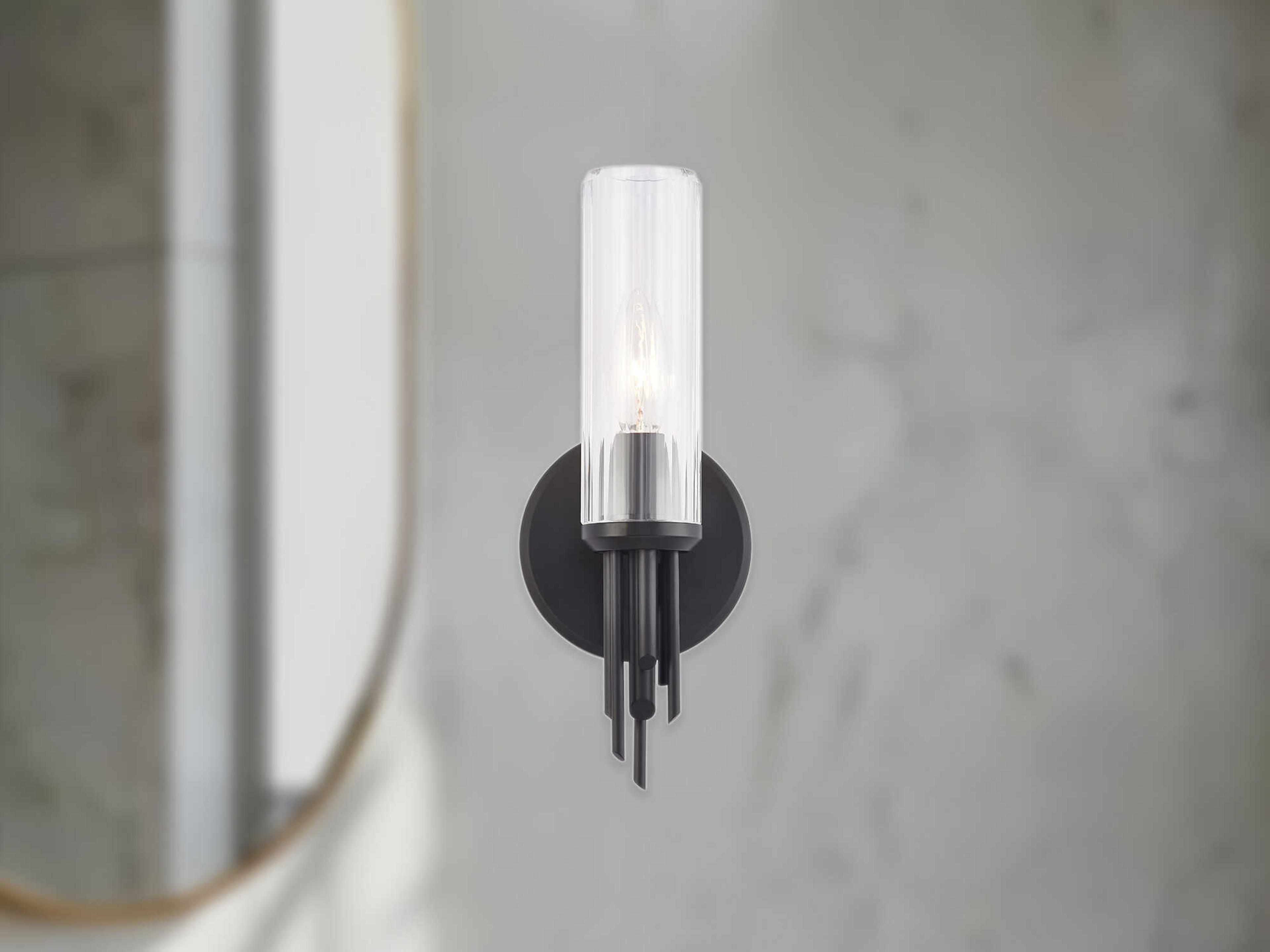 Alora Lighting Torres 1-Light Matte Black Wall Sconce