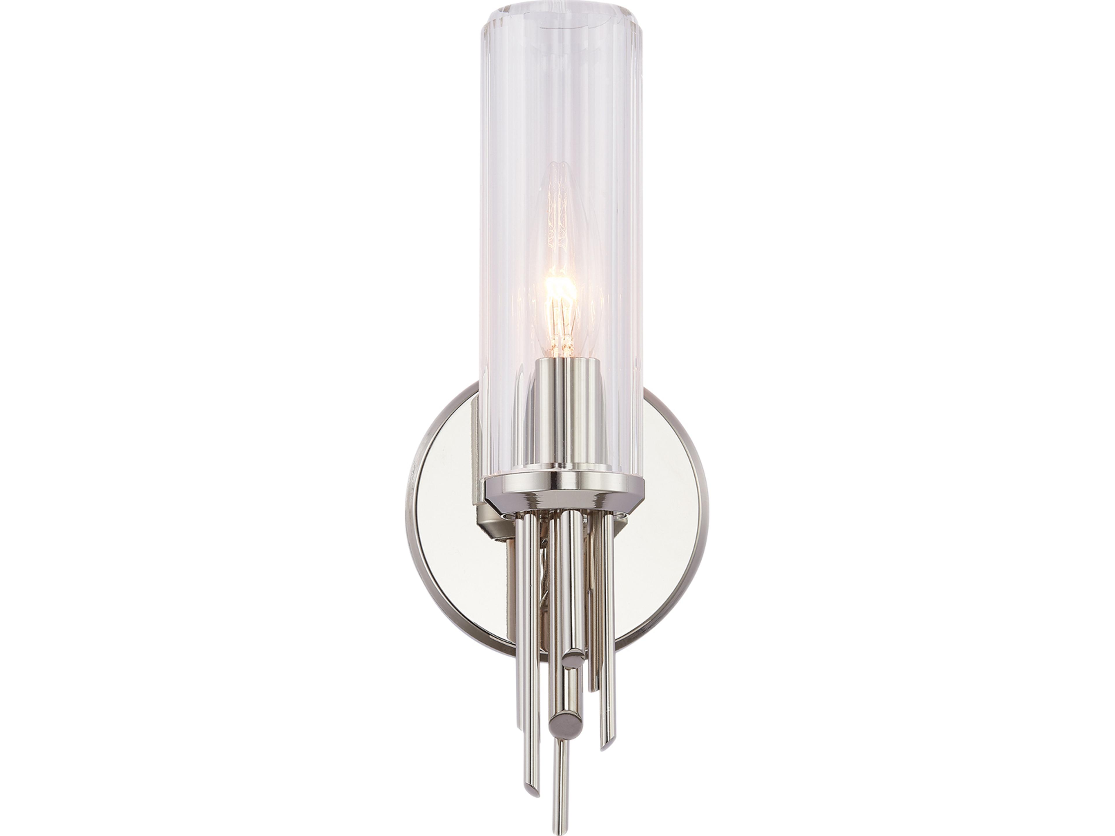 Torres Wall Sconce Modern Ribbed Glass
