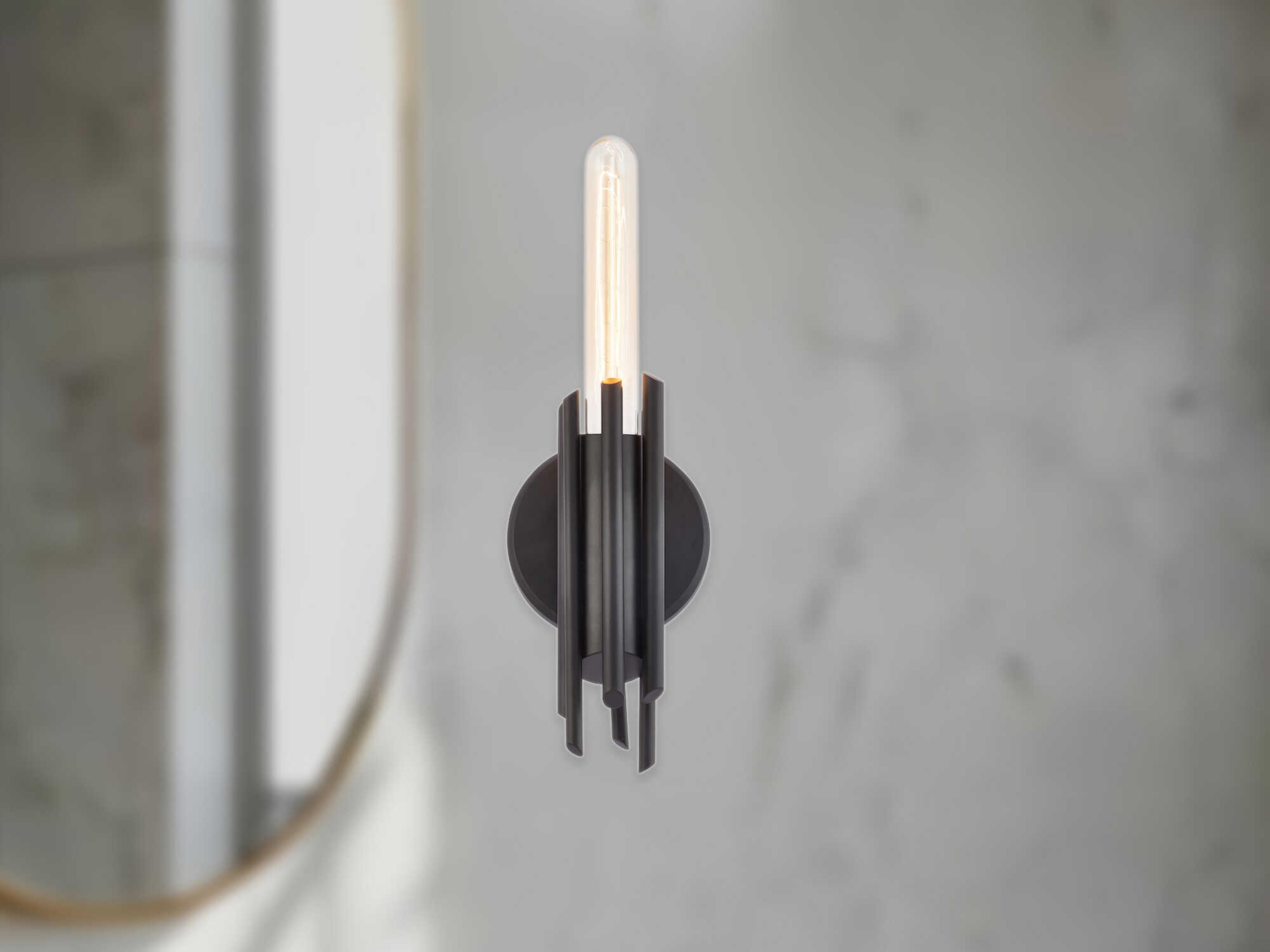 Alora Lighting Torres 1-Light Matte Black Wall Sconce