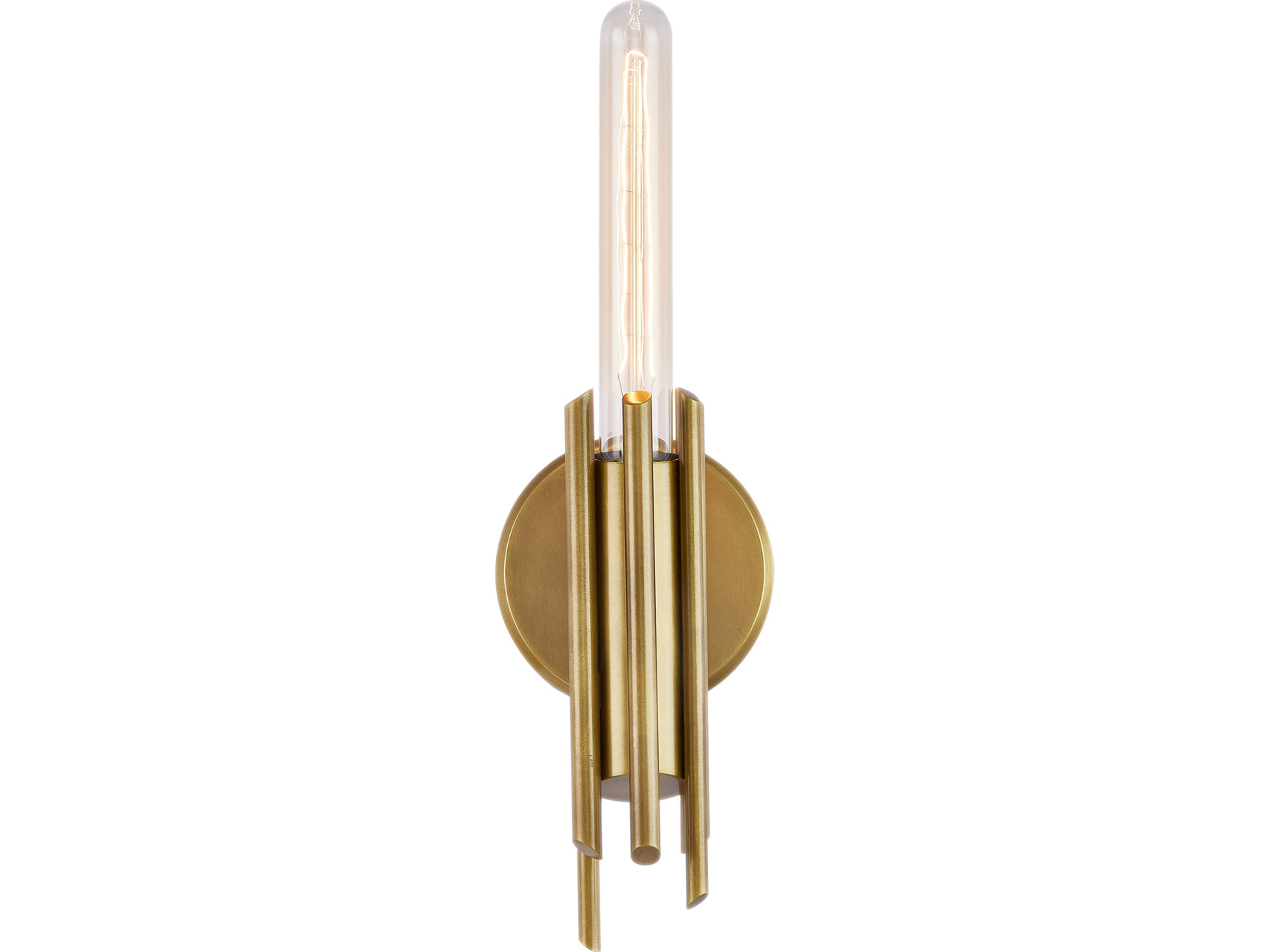 Torres Wall Sconce in Vintage Brass Modern Claw