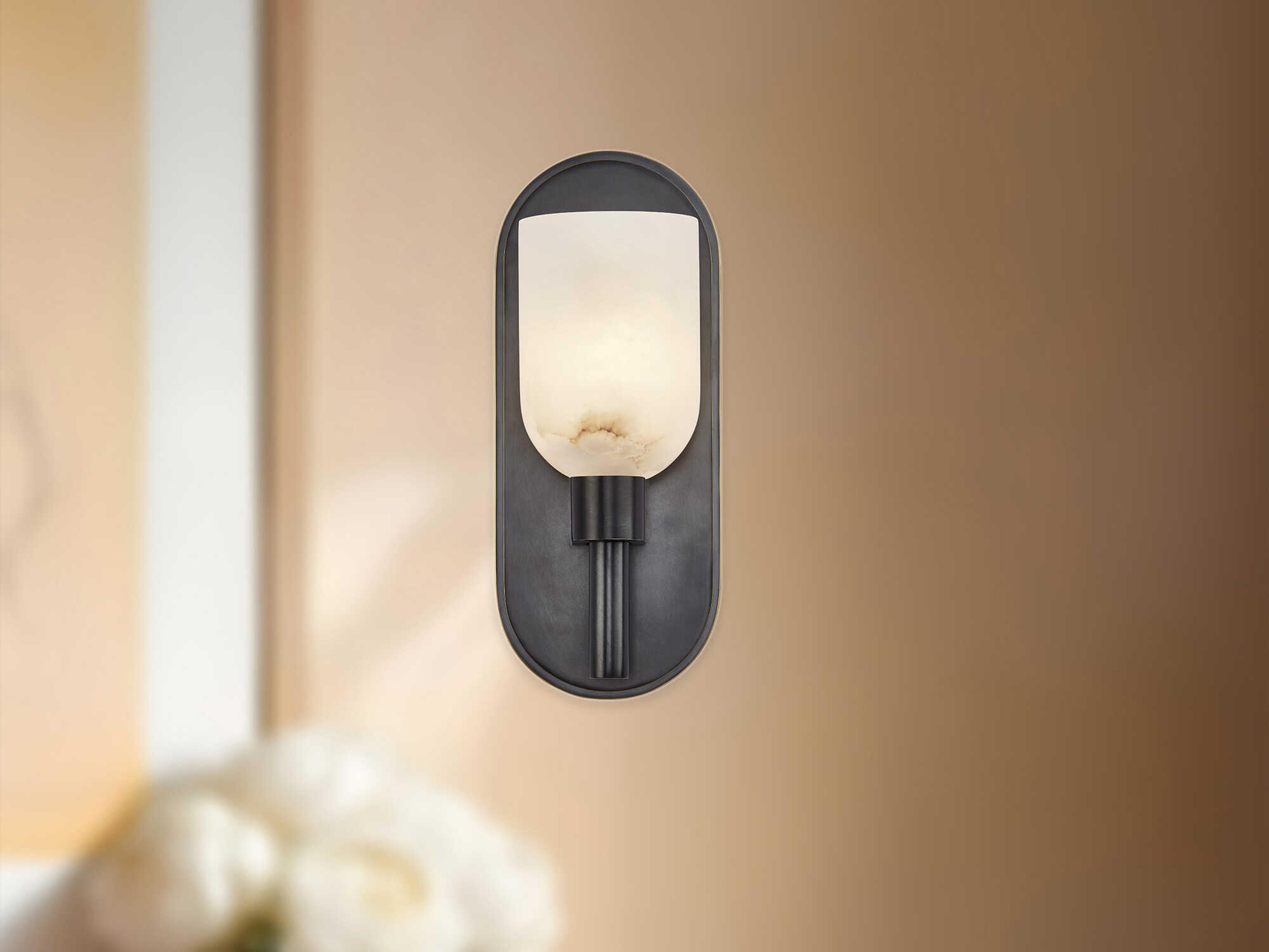 Alora Lighting Lucian 1-Light Urban Bronze Wall Sconce