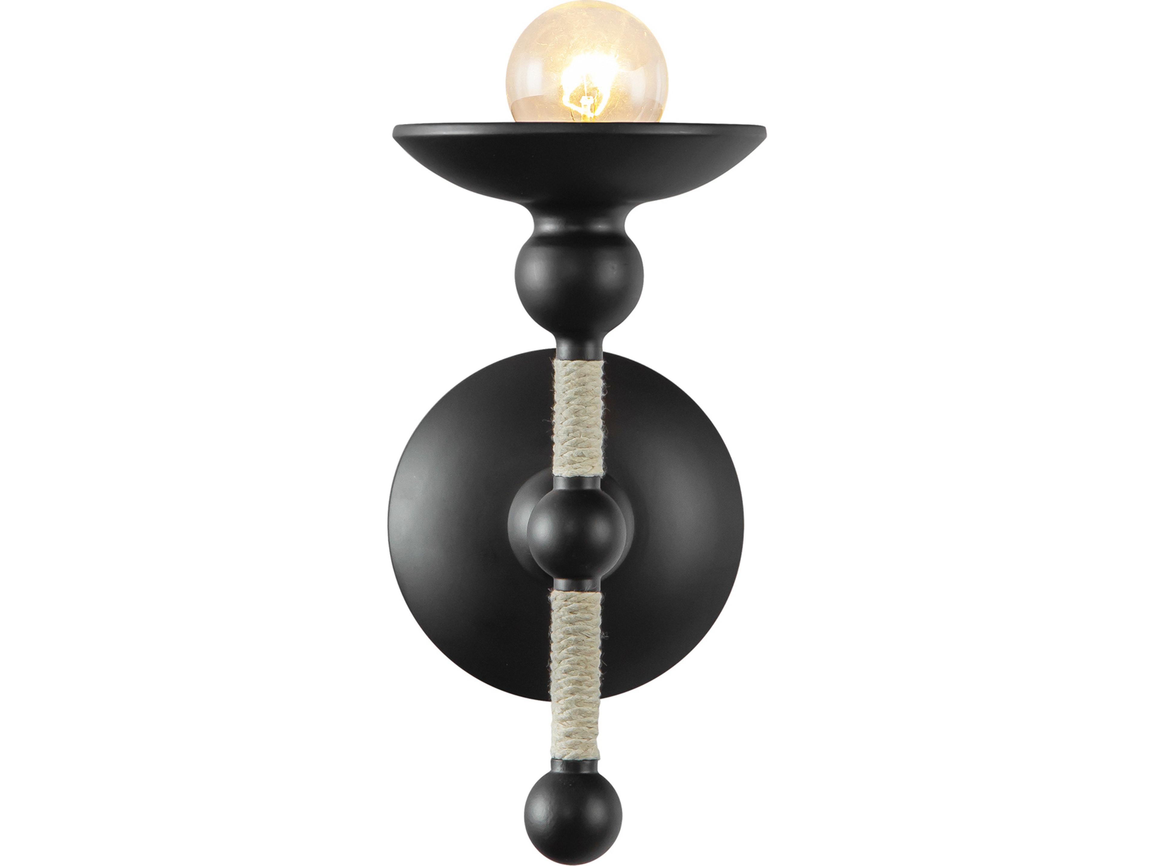 Alora Lighting Nadine 1-Light Matte Black Wall Sconce