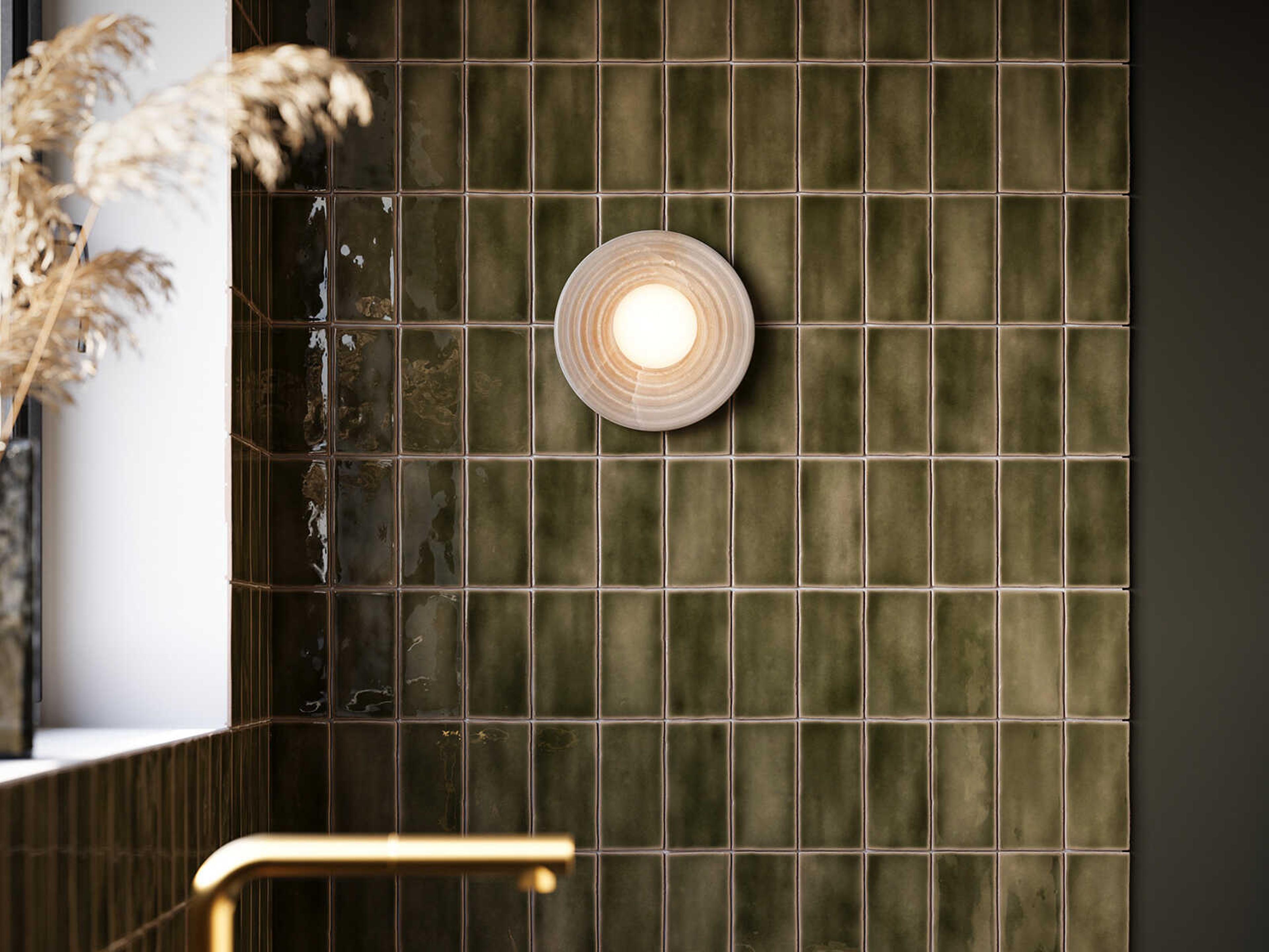 Alora Lighting Dahlia Vintage Brass Wall Sconce