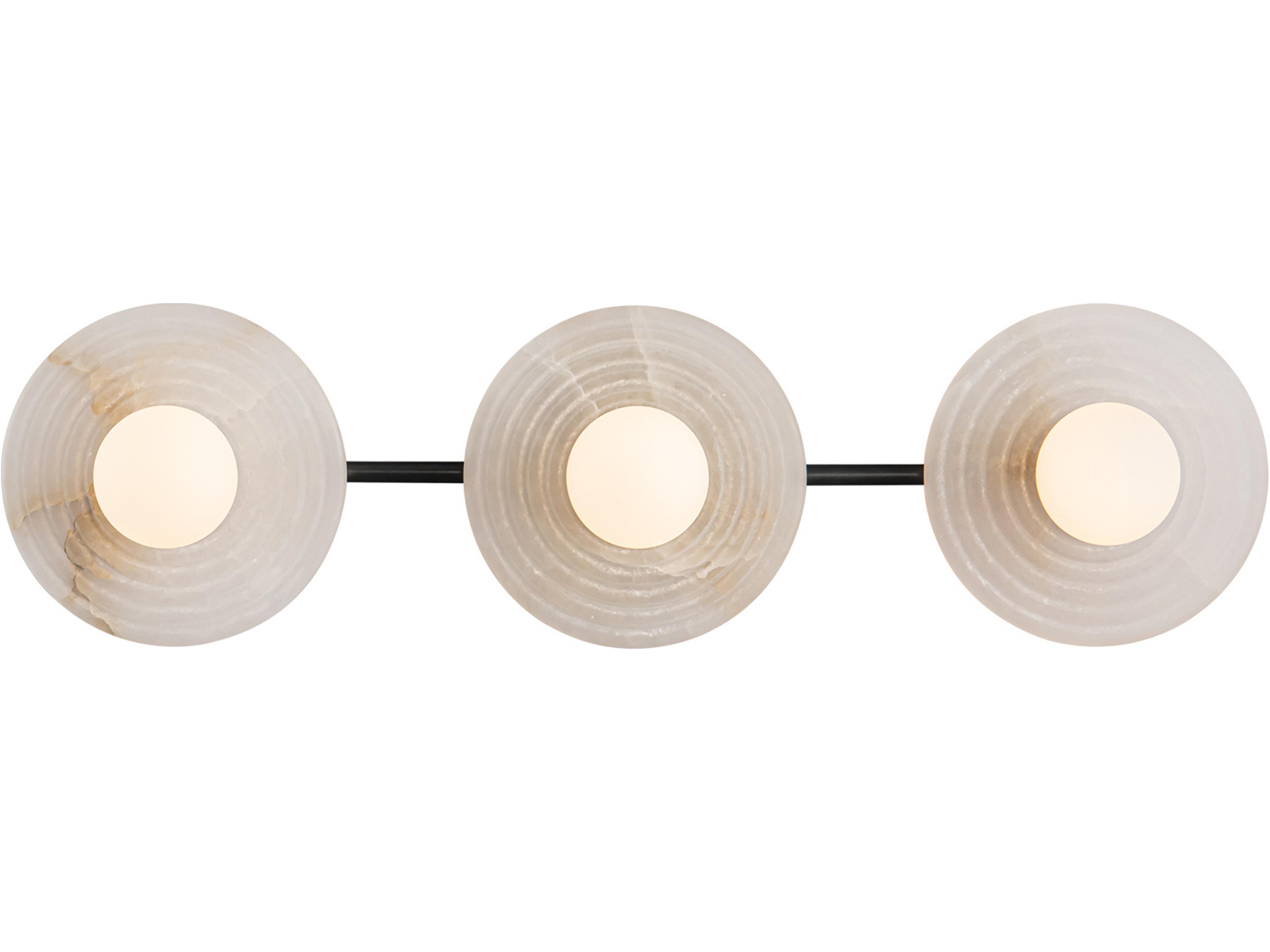 Alora Lighting Dahlia Urban Bronze Black Vanity Light