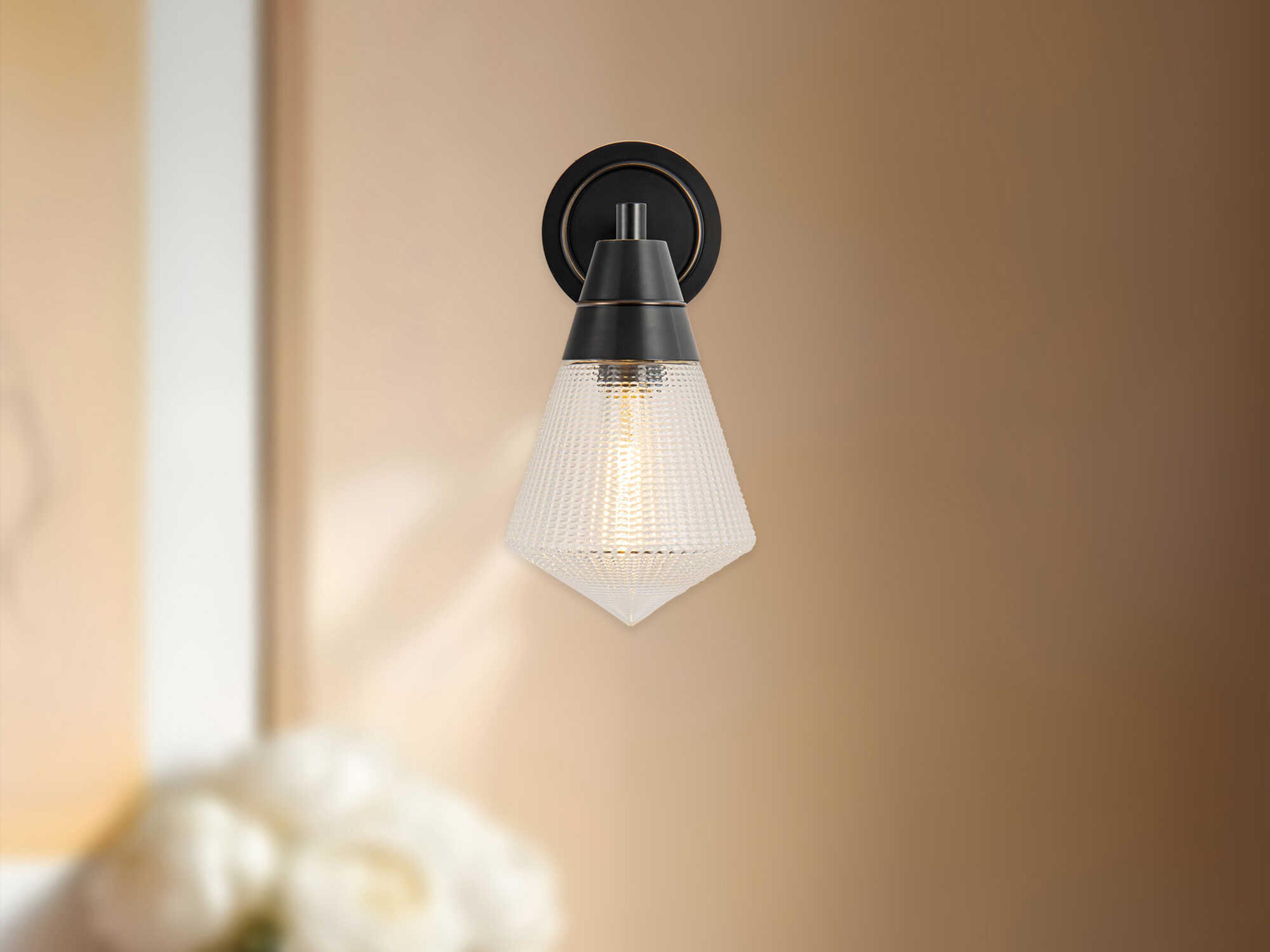 Alora Lighting Willard 1-Light Urban Bronze Wall Sconce