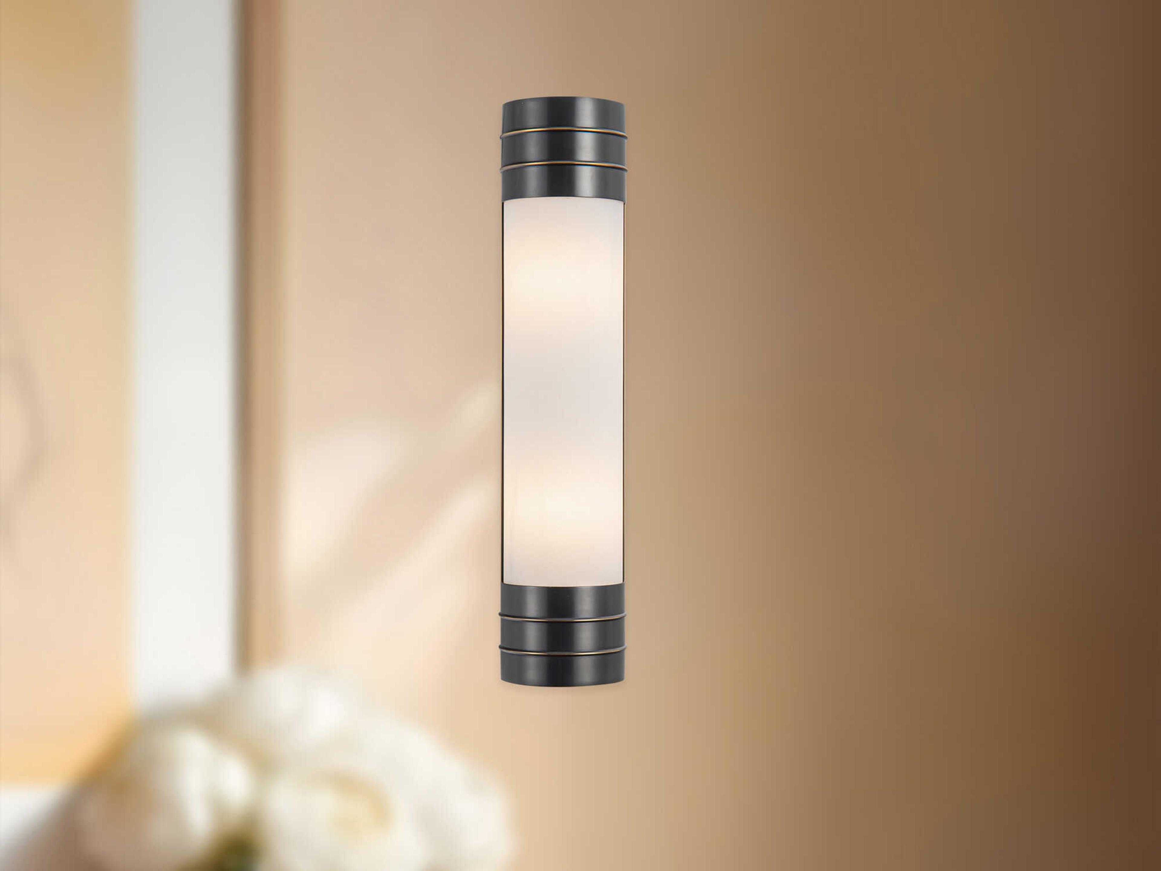 Alora Lighting Willard 2-Light Urban Bronze Wall Sconce